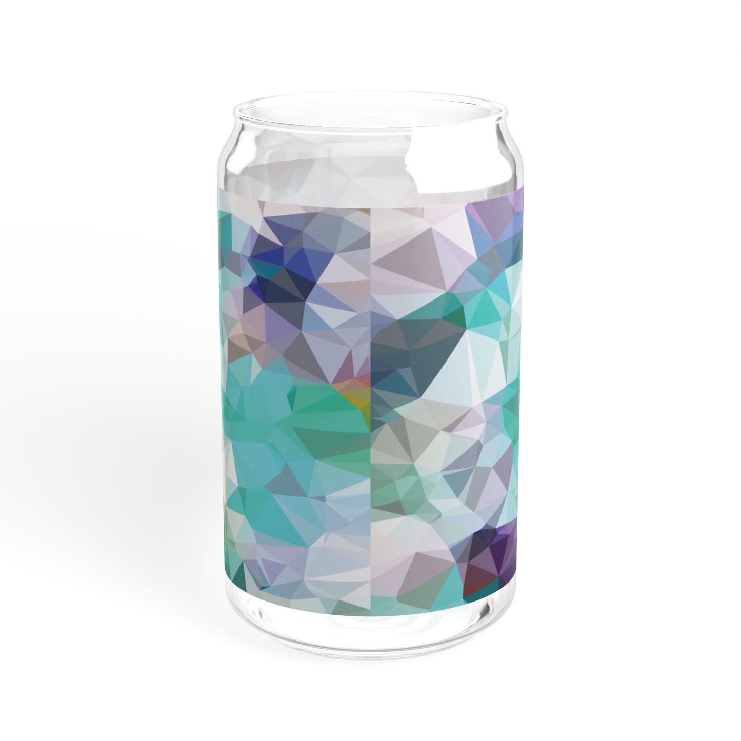 Peace Amarilla - Sipper Glass 16oz, Eco-Friendly Drinkware