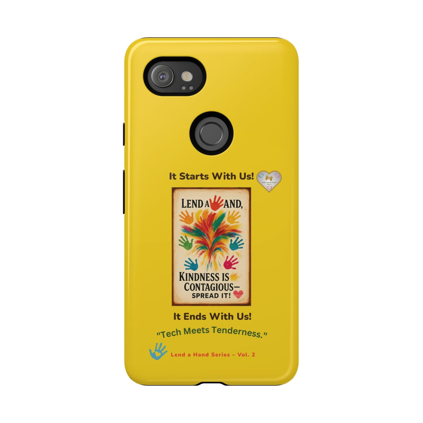 Lend a Hand, Lift a Heart - Phone Case Google Pixel Vol. 2 | "Tech Meets Tenderness."