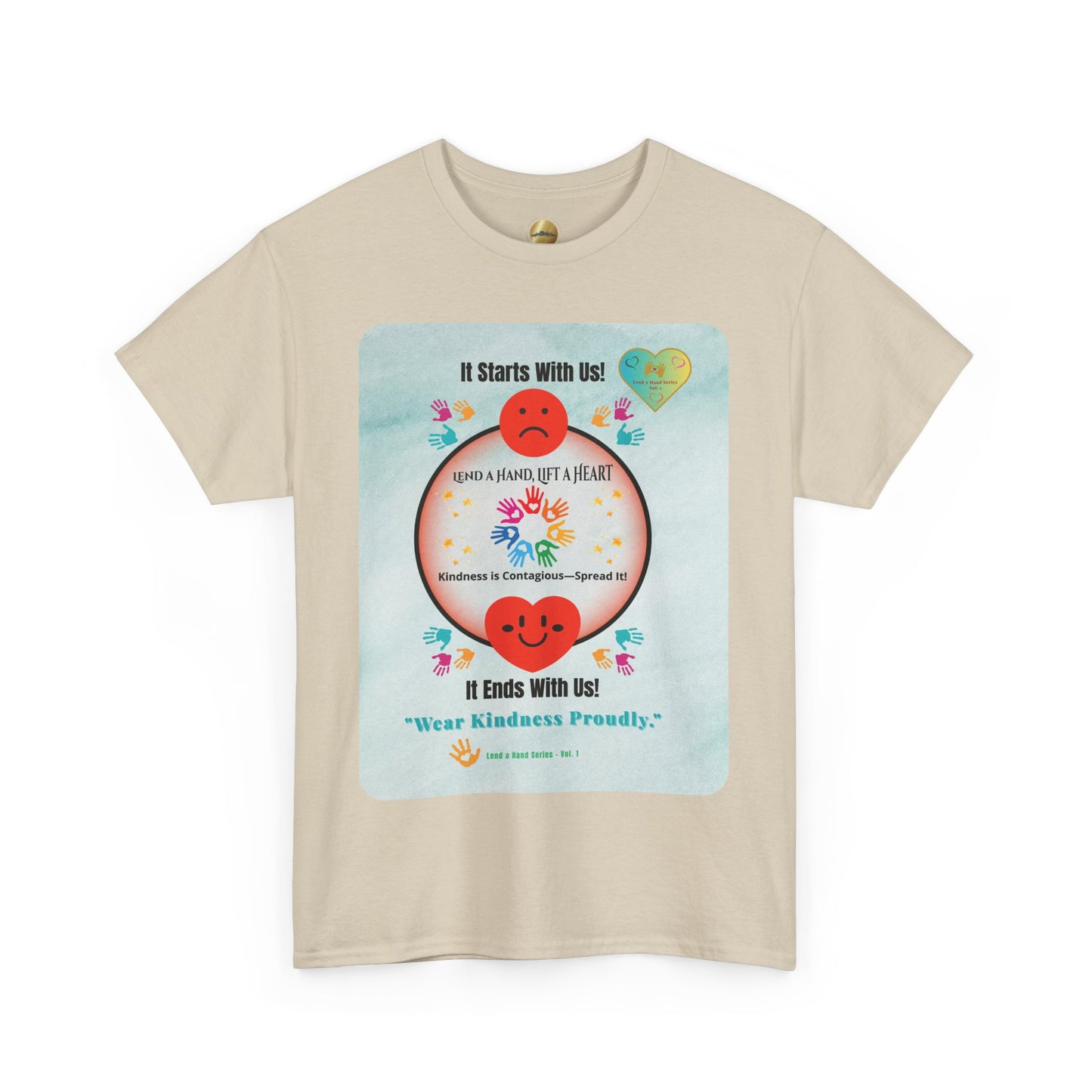 Lend a Hand, Lift a Heart - T-Shirt | "Wear Kindness Proudly."