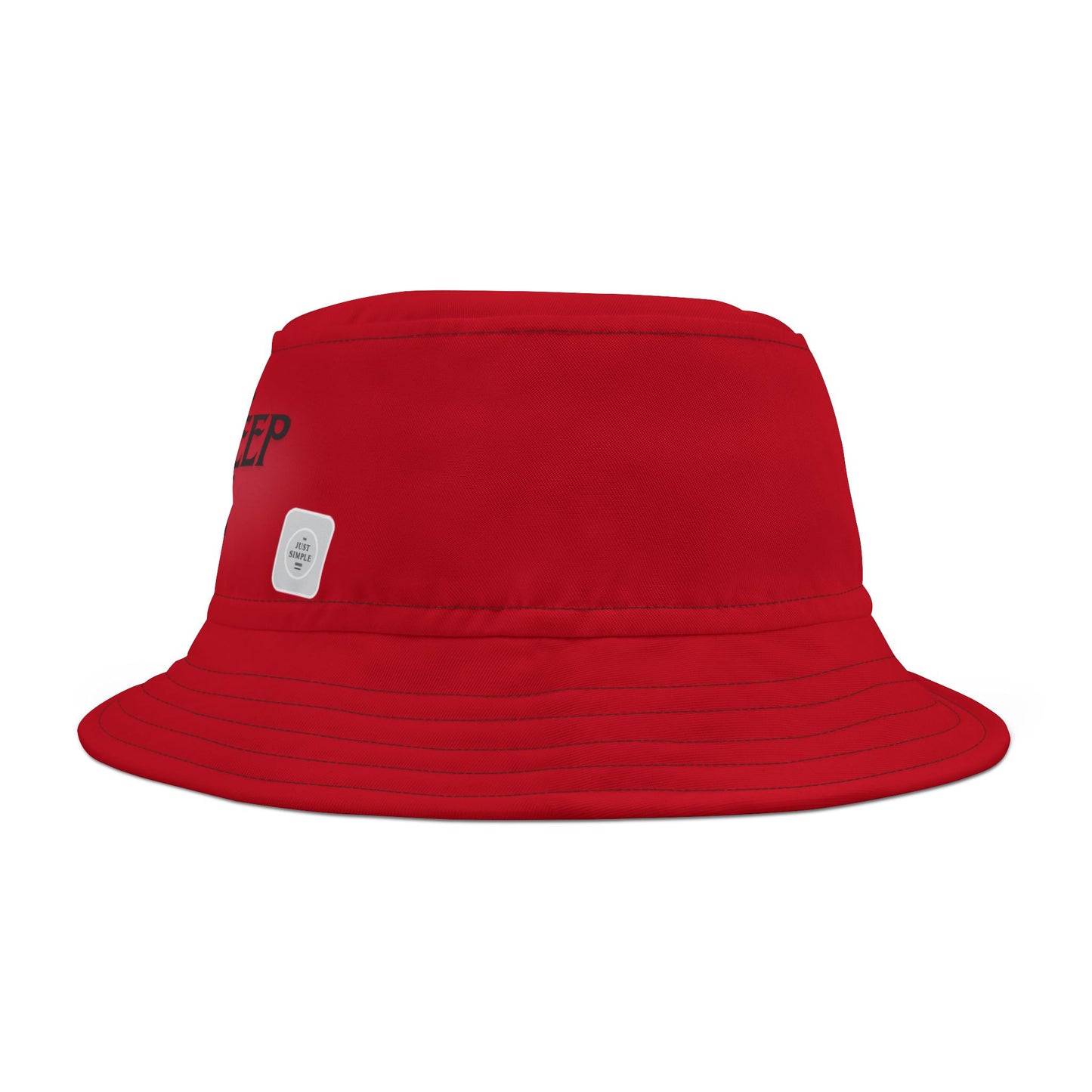 Blessed, Just Keep Going | Unisex Bucket Hat (red) | The Just Simple Series
