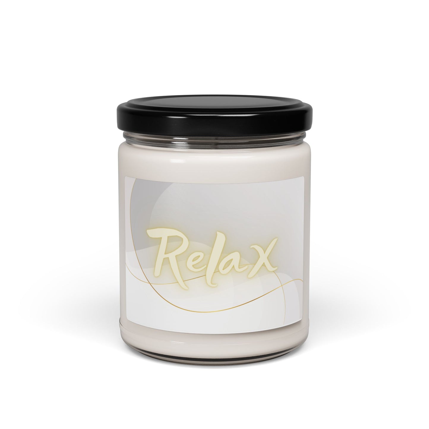 Relax - Clear Jar 9oz, Soy Candle - Aromatherapy for Stress Relief & Mindfulness