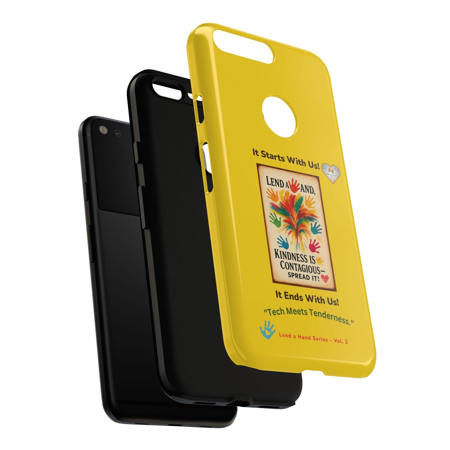 Lend a Hand, Lift a Heart - Phone Case Google Pixel Vol. 2 | "Tech Meets Tenderness."