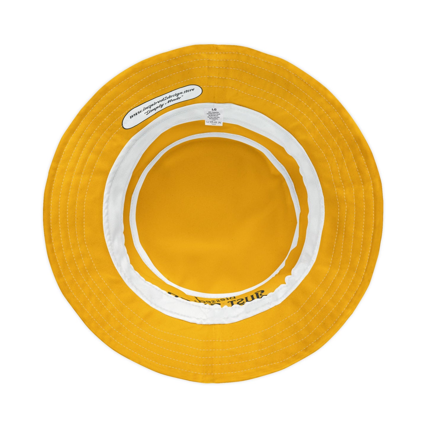 Blessed, Just Keep Going | Unisex Bucket Hat (yellow) | The Just Simple Series
