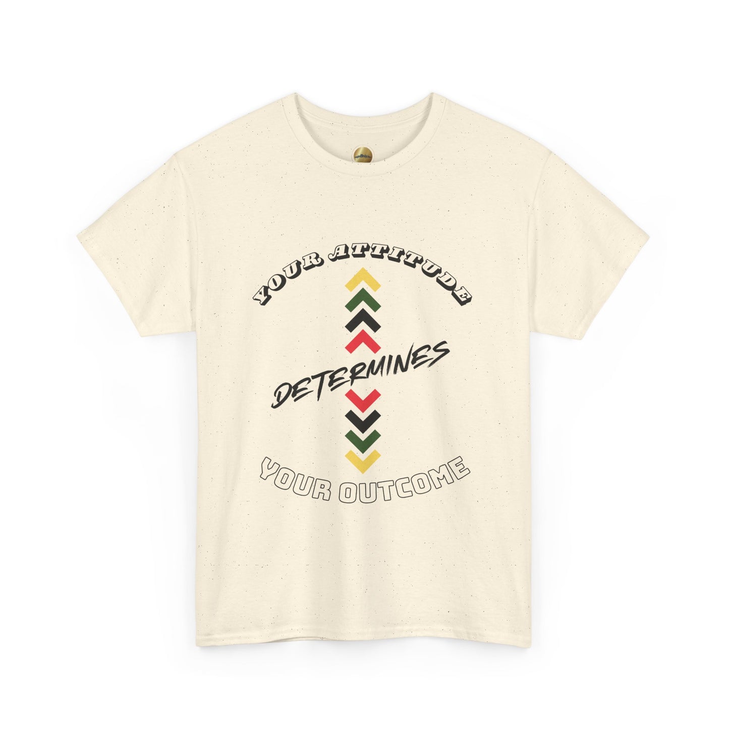 Your Attitude Determines Your Outcome - Heavy Cotton Tee