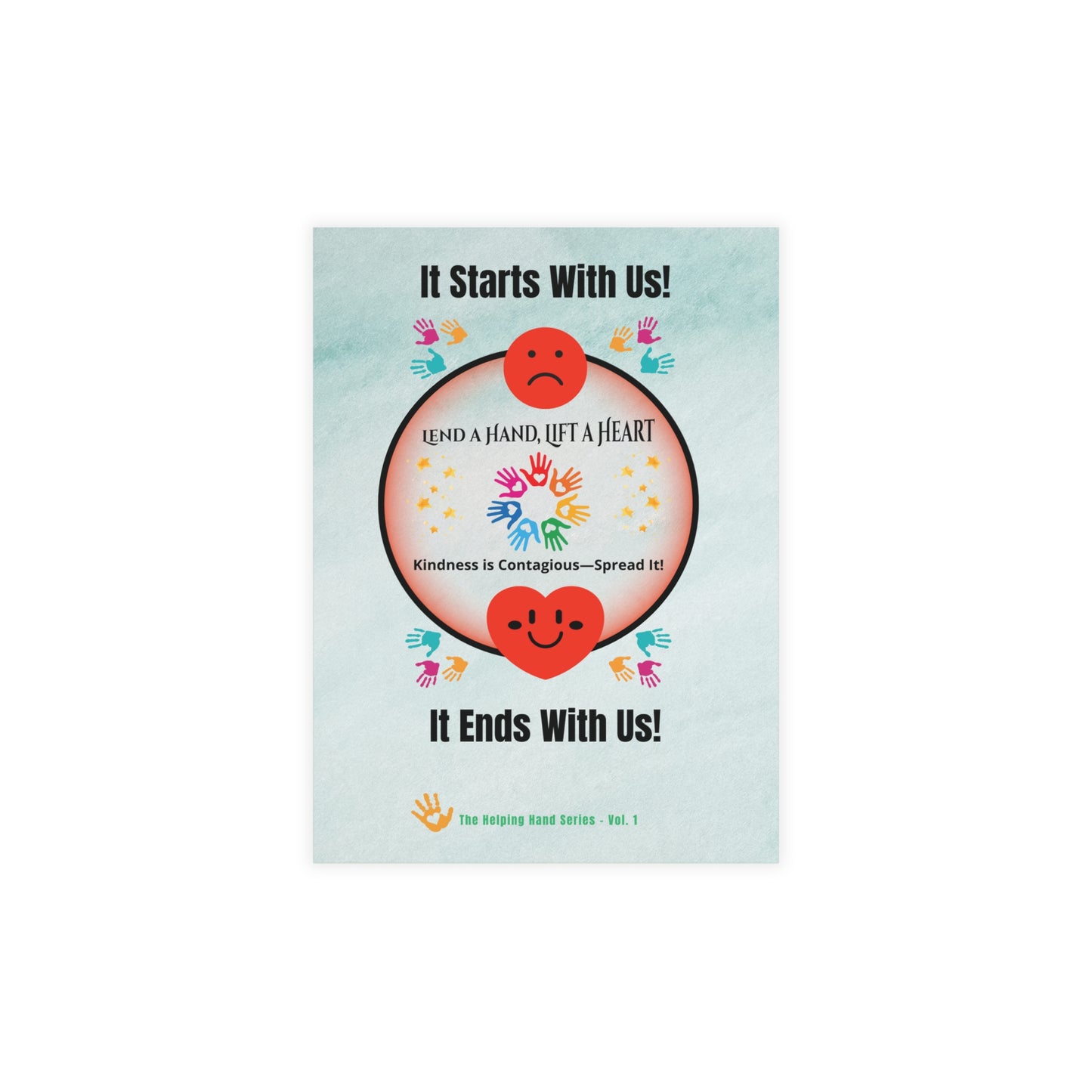 Lend a Hand, Lift a Heart Vol. 1 | Postcards - Vertical