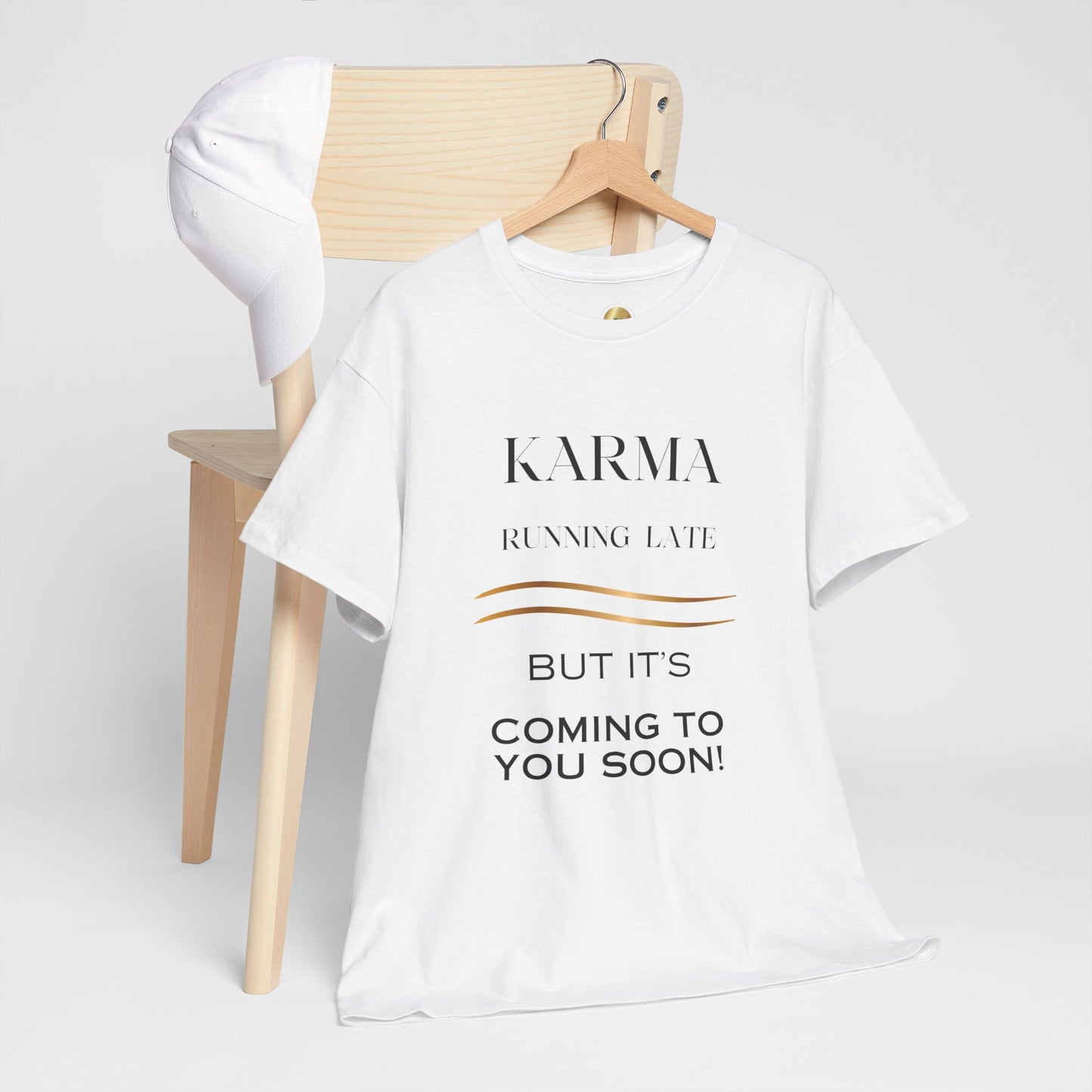 Karma Coming - Unisex Heavy Cotton Tee