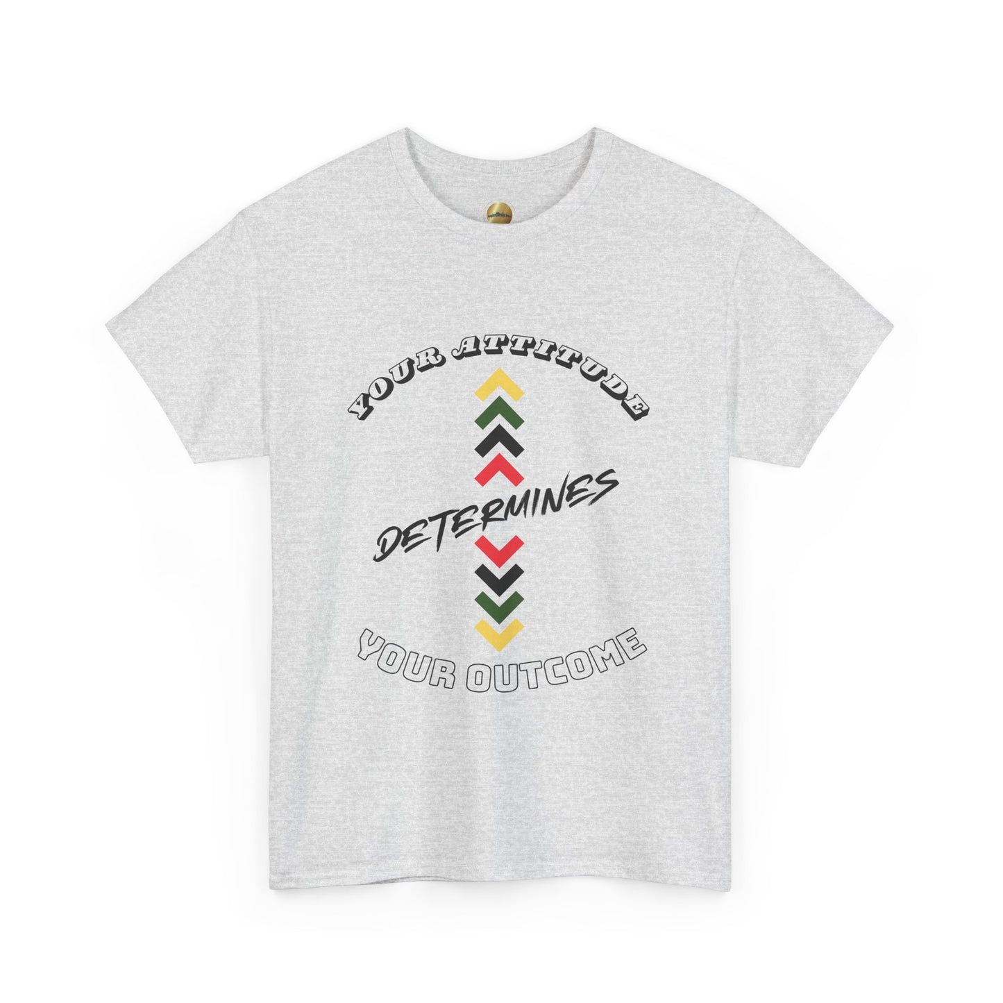 Your Attitude Determines Your Outcome - Heavy Cotton Tee