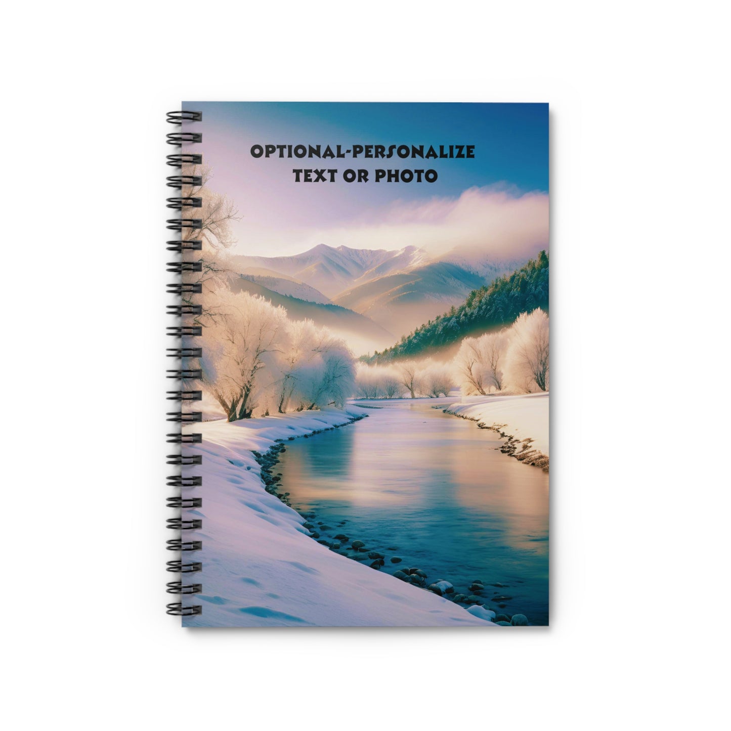 Sunny Winter - Personalized Spiral Notebook