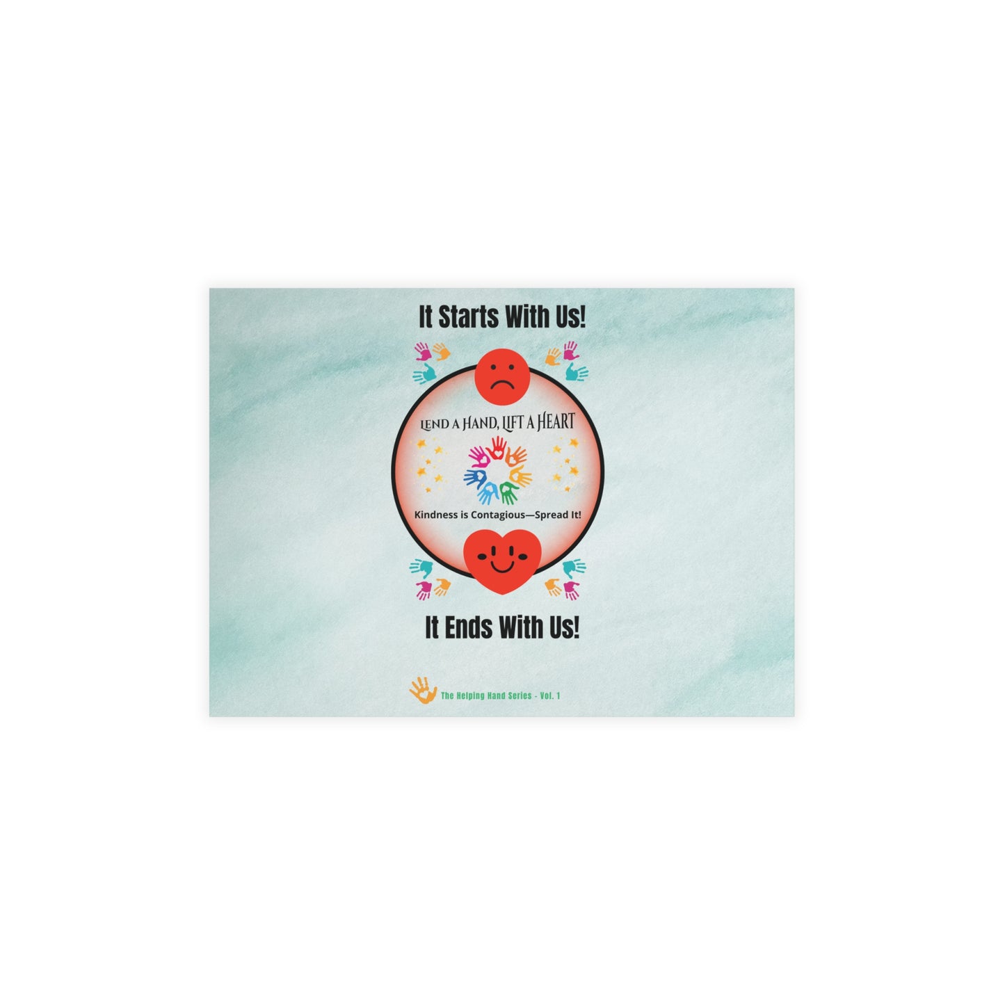 Lend a Hand, Lift a Heart Vol. 1 | Postcards - Horizontal
