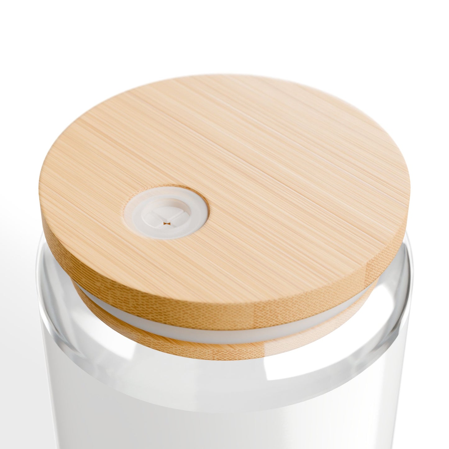 Personalized (frost look) - 16oz Sipper Glass with Bamboo Lid - Customizable Drinkware for Every Occasion