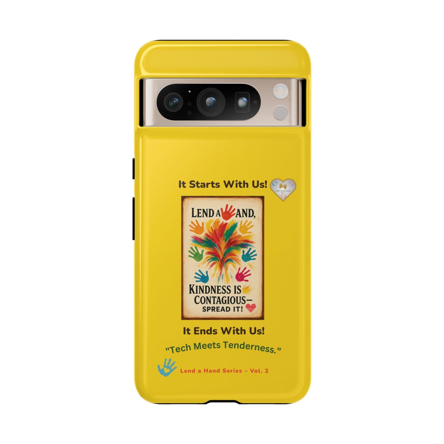 Lend a Hand, Lift a Heart - Phone Case Google Pixel Vol. 2 | "Tech Meets Tenderness."