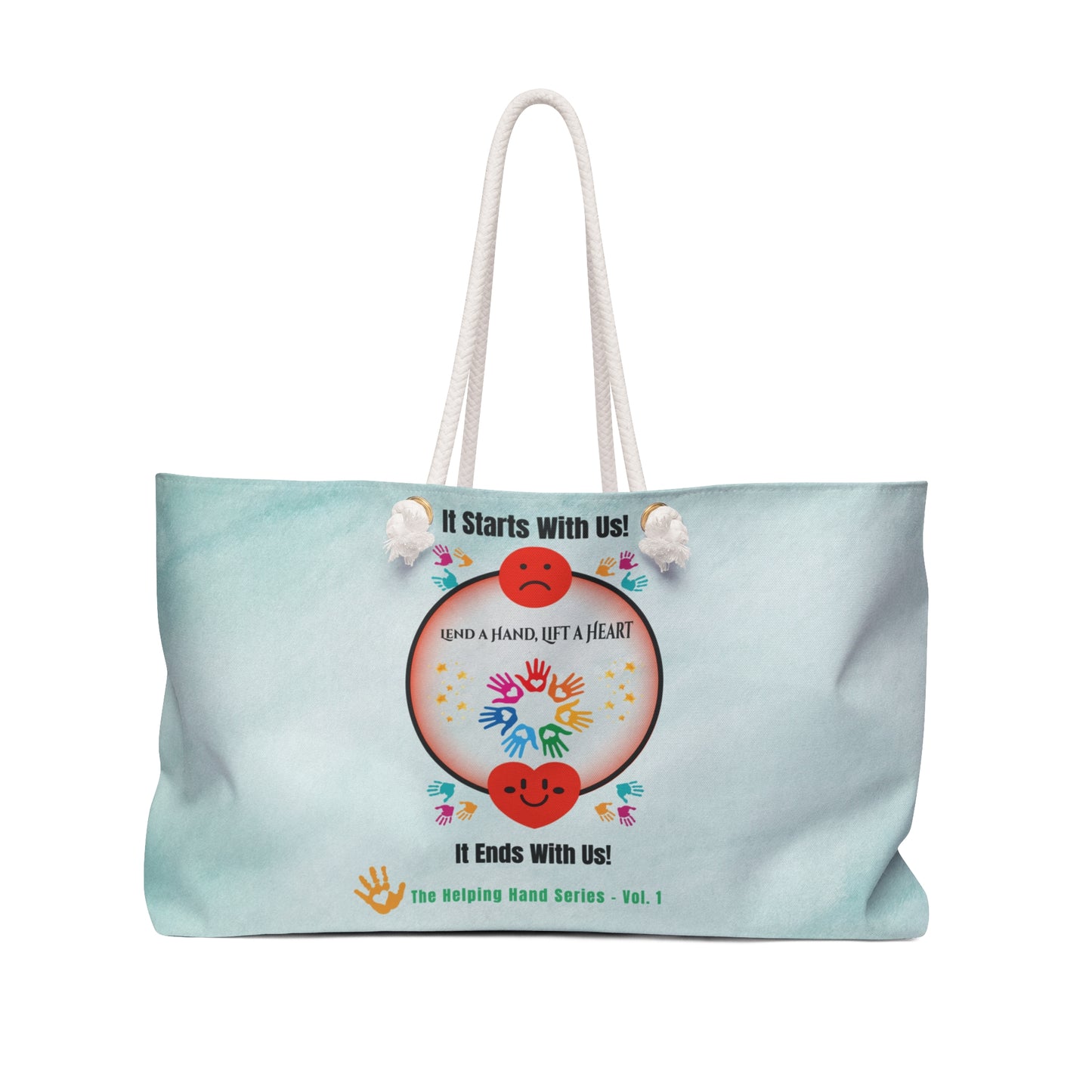 Lend a Hand, Lift a Heart - Weekender Bag Vol. 1 | "Carry Compassion. Travel Light.”