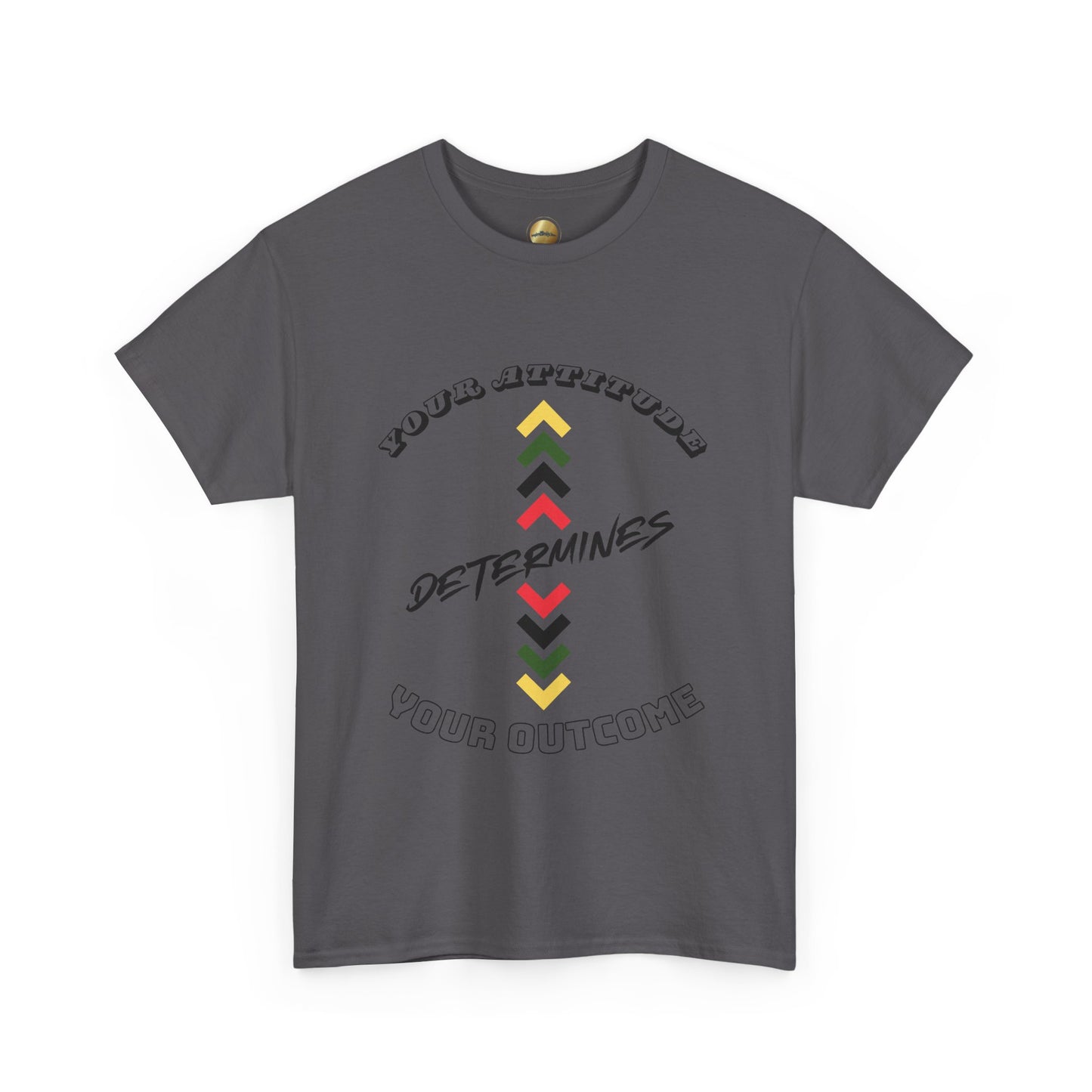 Your Attitude Determines Your Outcome - Heavy Cotton Tee