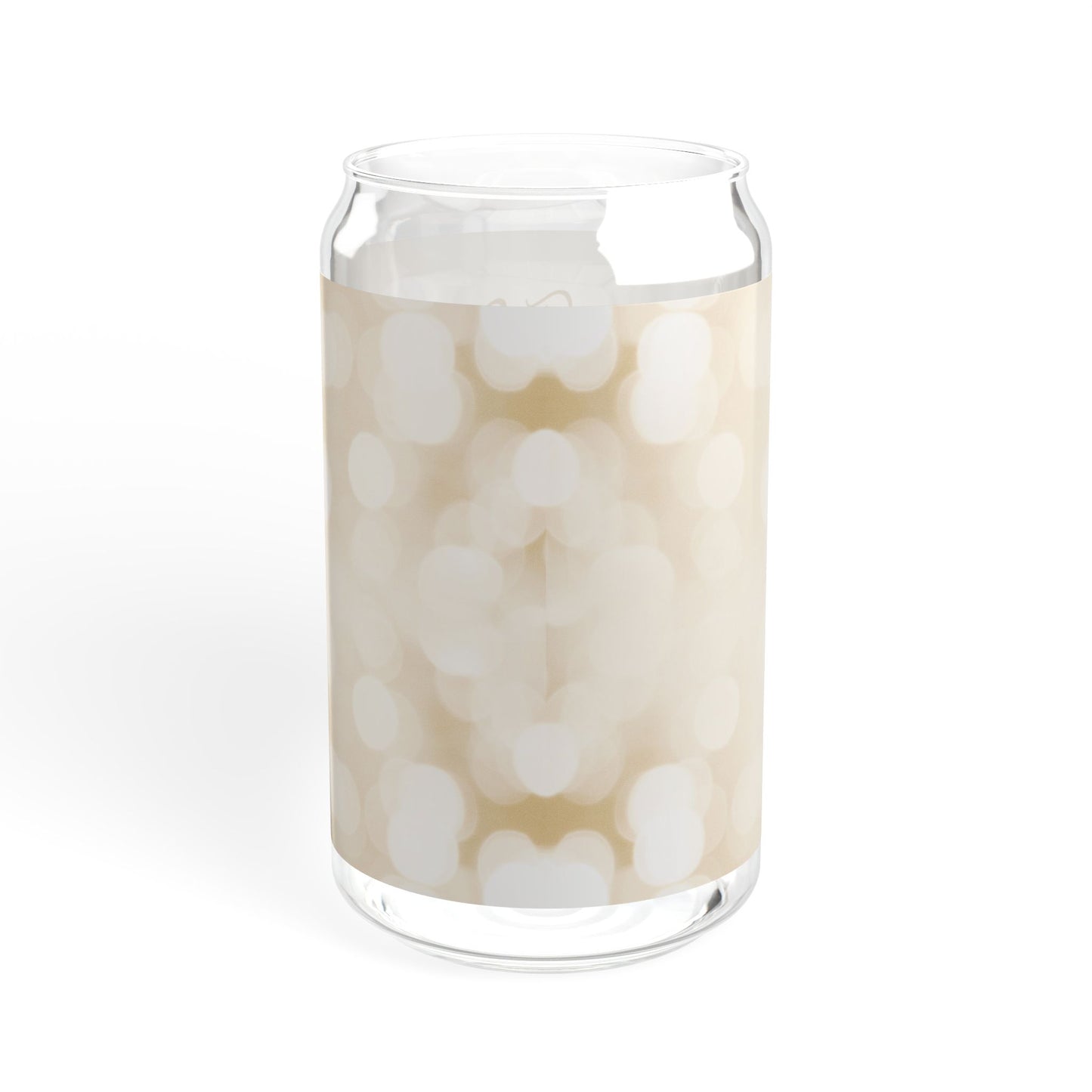 Keep The Faith - Inspirational Sipper Glass | 16oz Drink Jar with Bamboo Lid and Straw