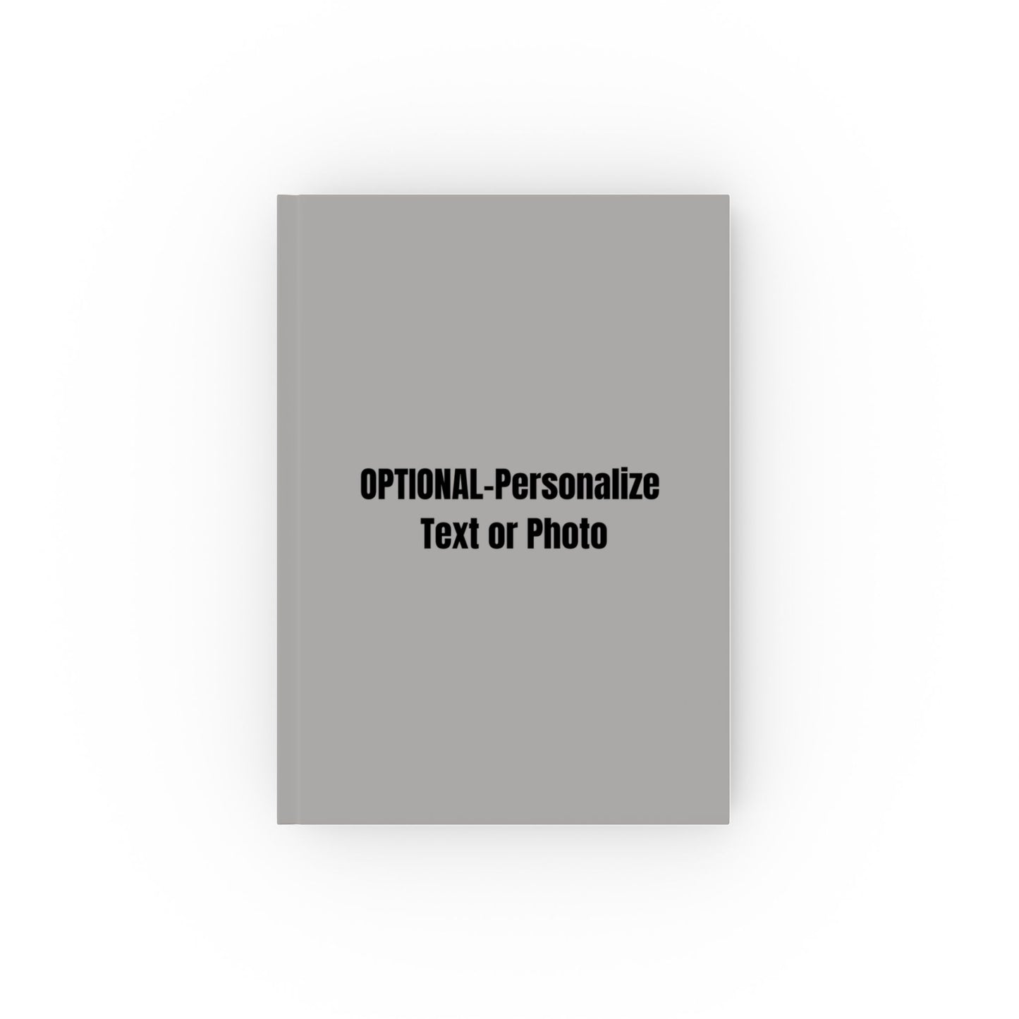 Make-It-Your Own (light grey) | Personalized Hard Backed Journal