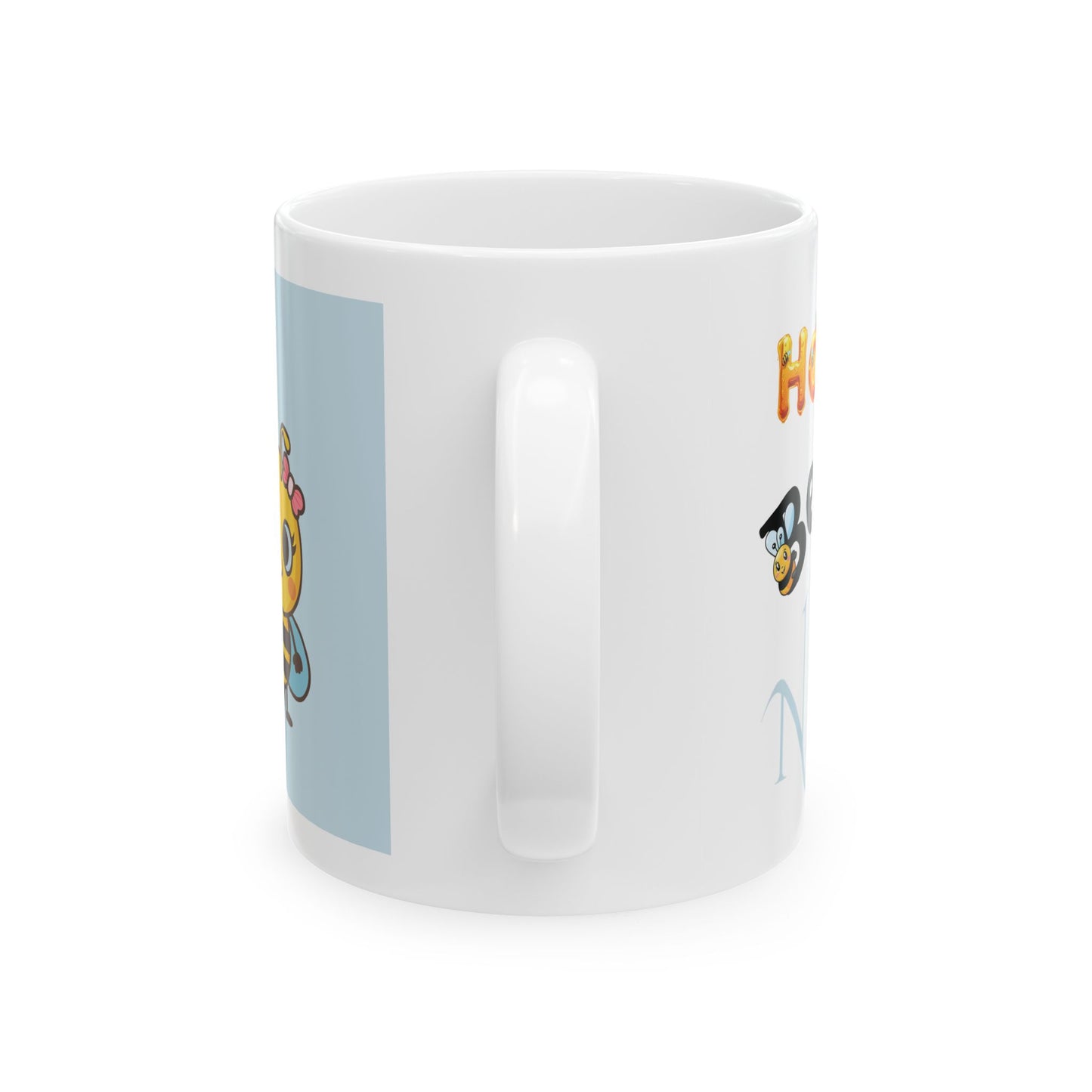 Honey Bee Nice (black) - Ceramic Mug