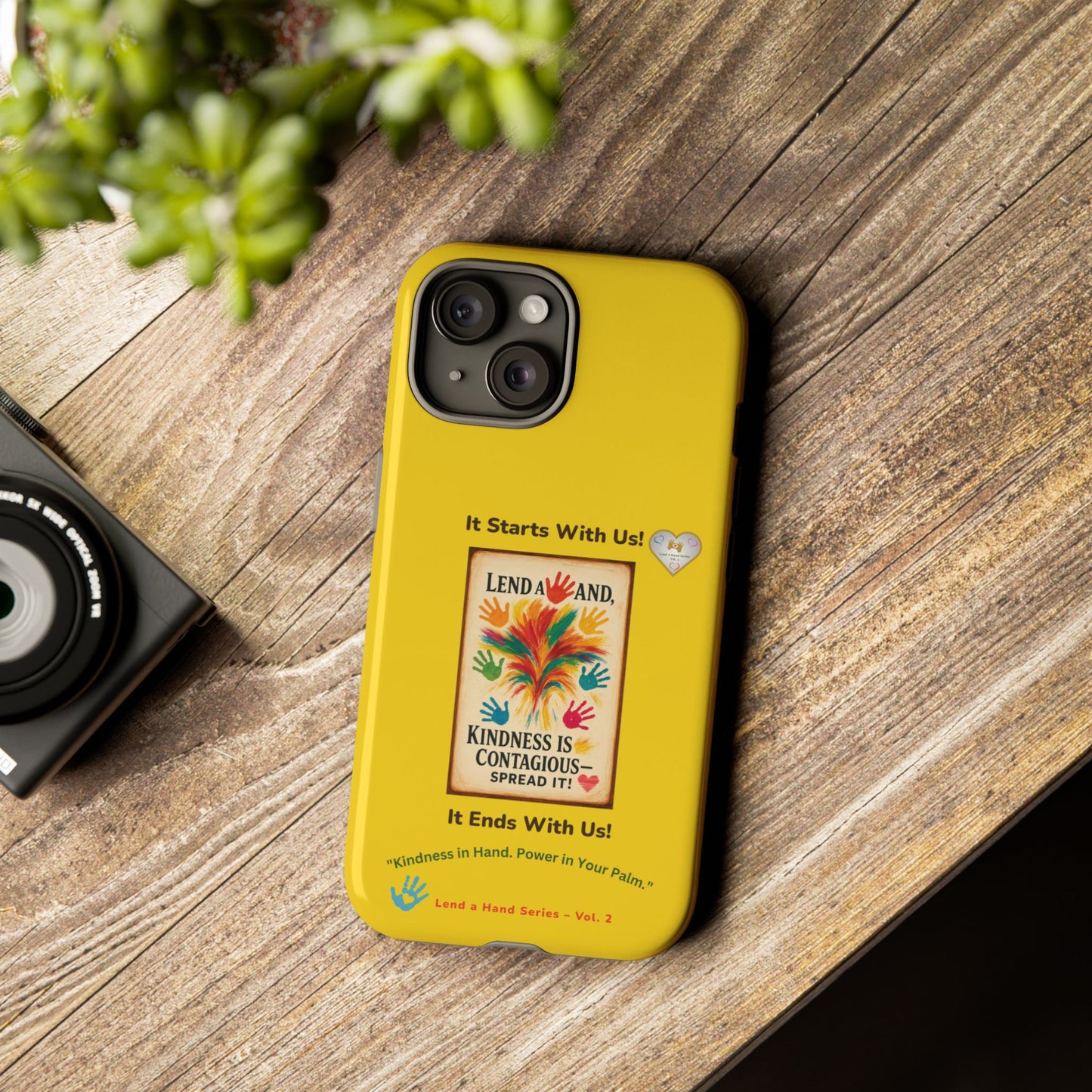 Lend a Hand, Lift a Heart - Phone Case iPhone Vol. 2 | "Kindness in Hand. Power in Your Palm."