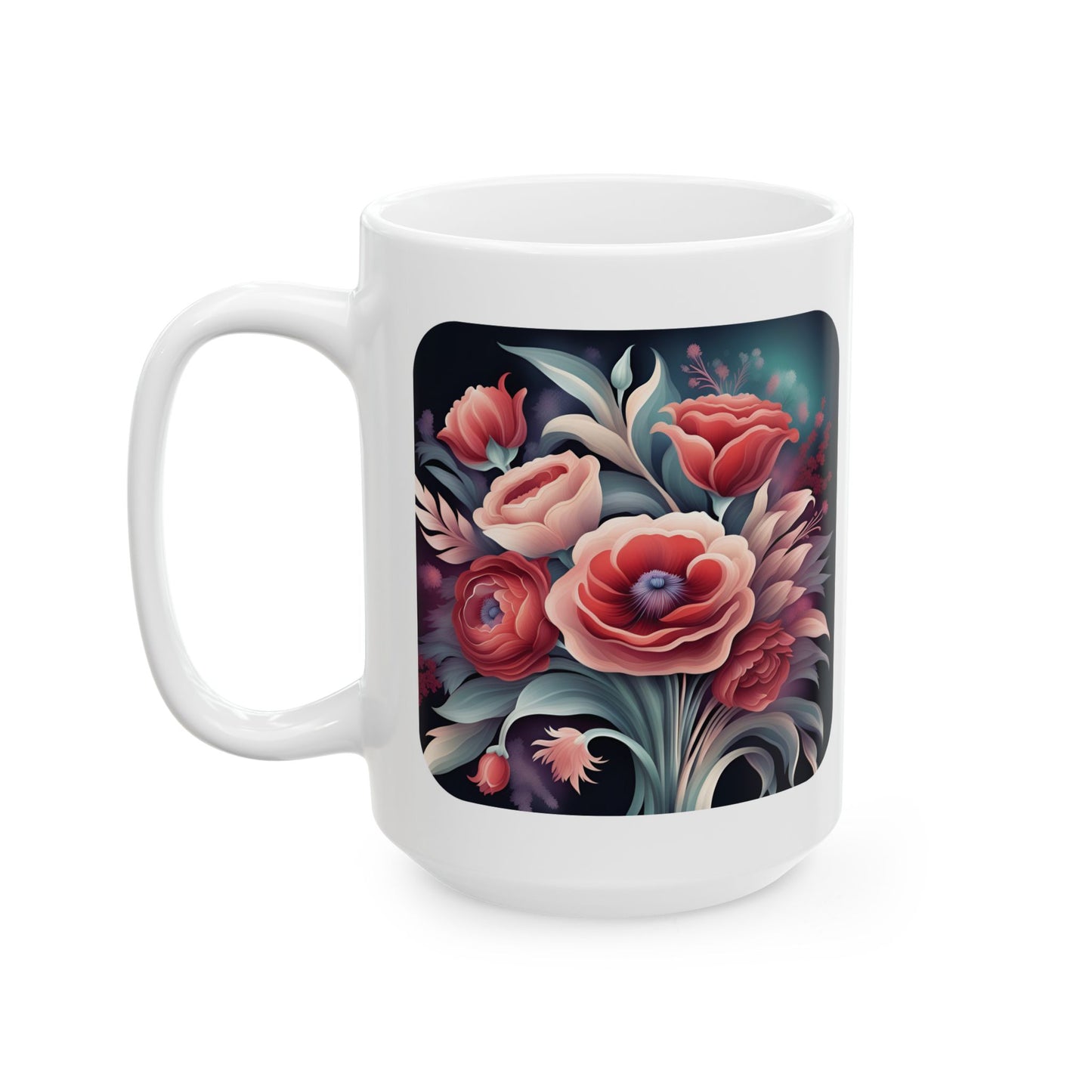 Floral Peace - Ceramic Mug