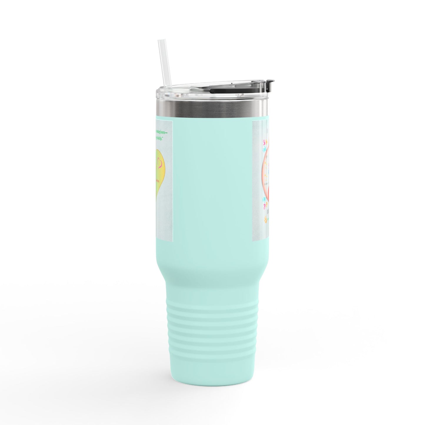 “Lend a Hand, Lift a Heart” - 40 oz Travel Mug vol. 1 | “Because kindness is contagious—and drinks on-the-go help.”