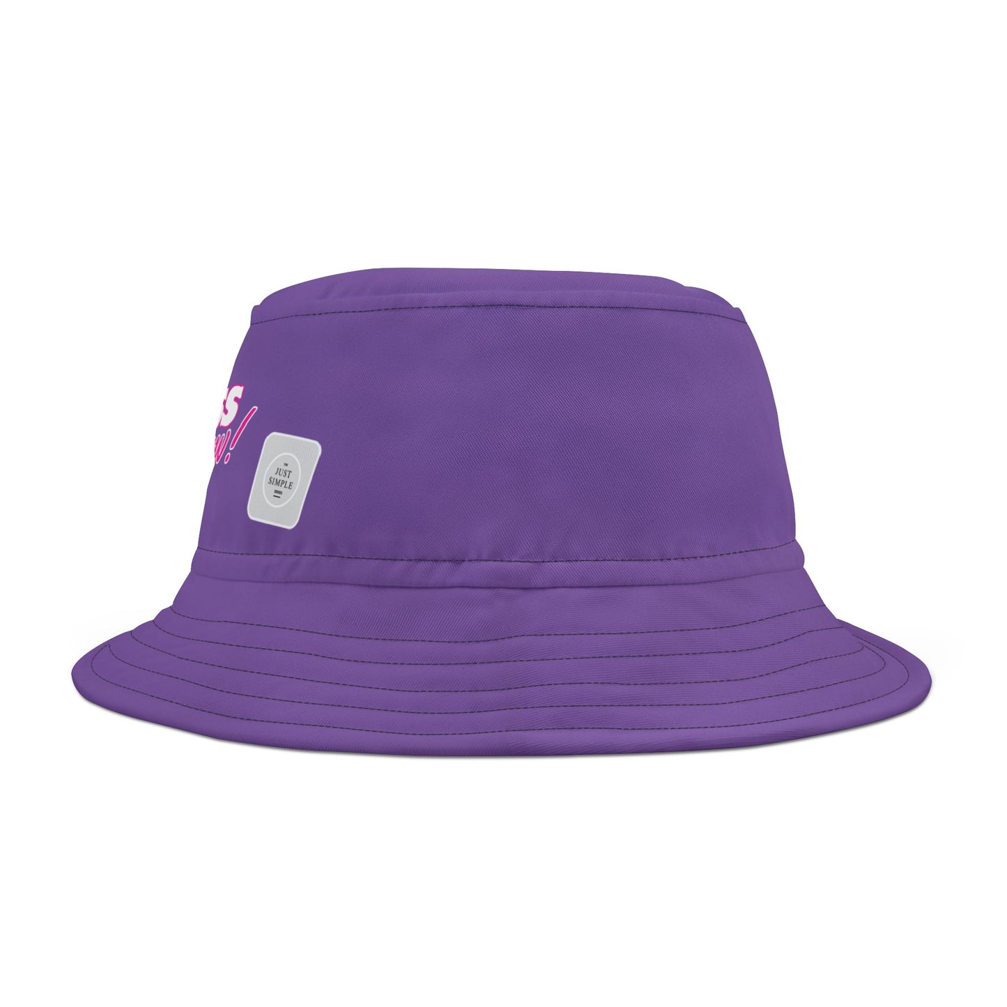 Fearless, Let It Flow | Unisex Bucket Hat (light purple) | The Just Simple Series