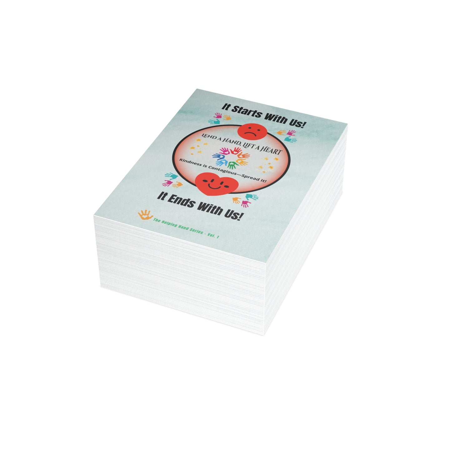 Lend a Hand, Lift a Heart Vol. 1 | Postcards - Vertical