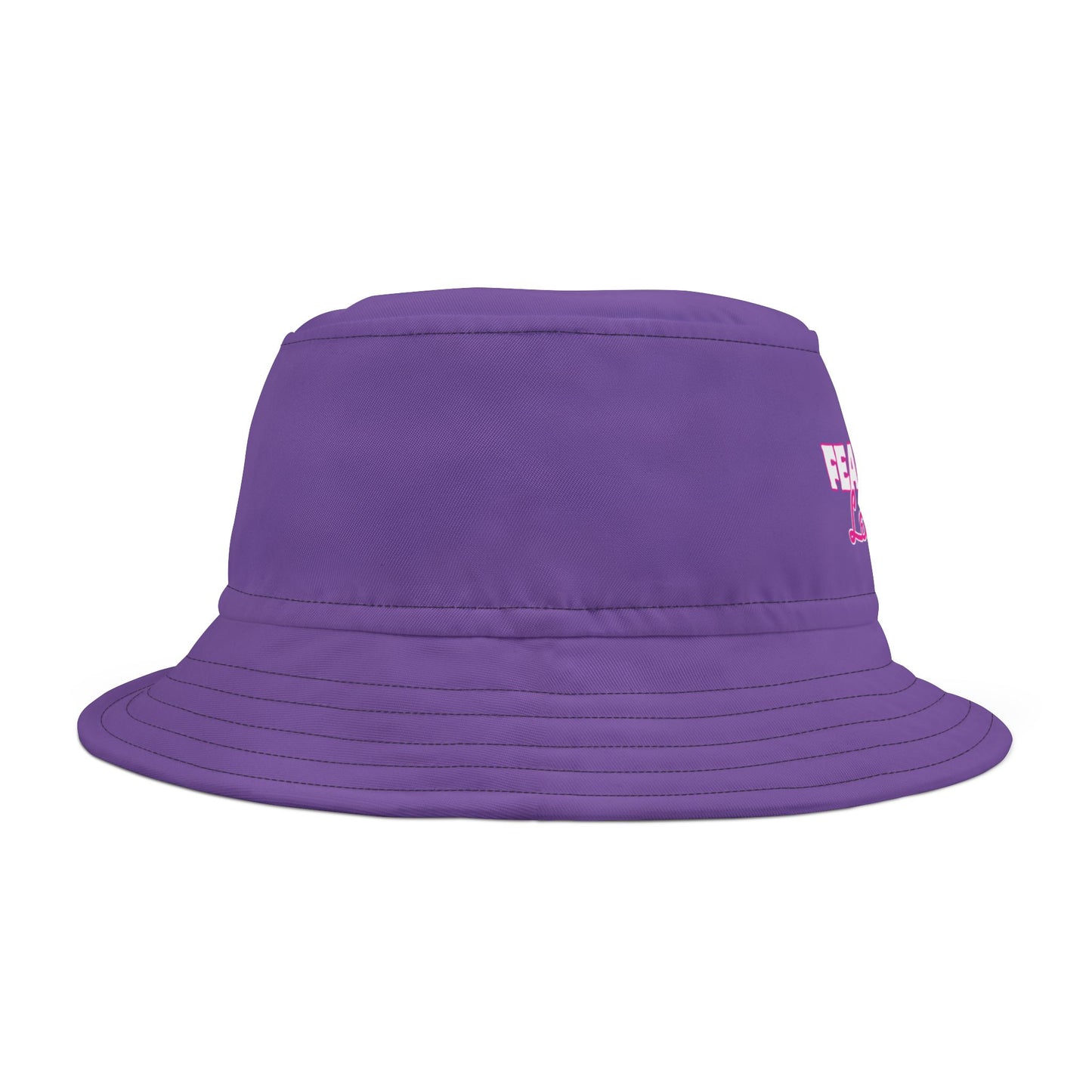 Fearless, Let It Flow | Unisex Bucket Hat (light purple) | The Just Simple Series