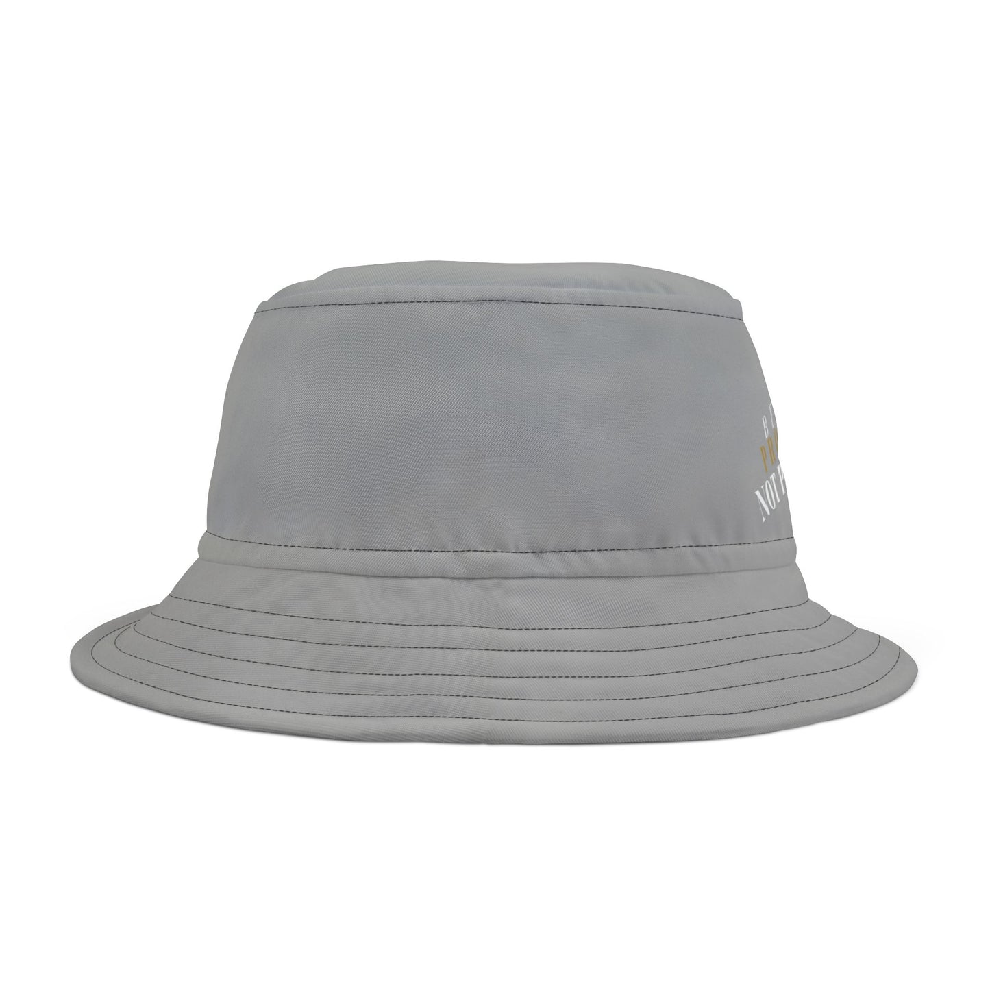 Believe, Progress, Not Perfection | Unisex Bucket Hat (light grey) | The Just Simple Series