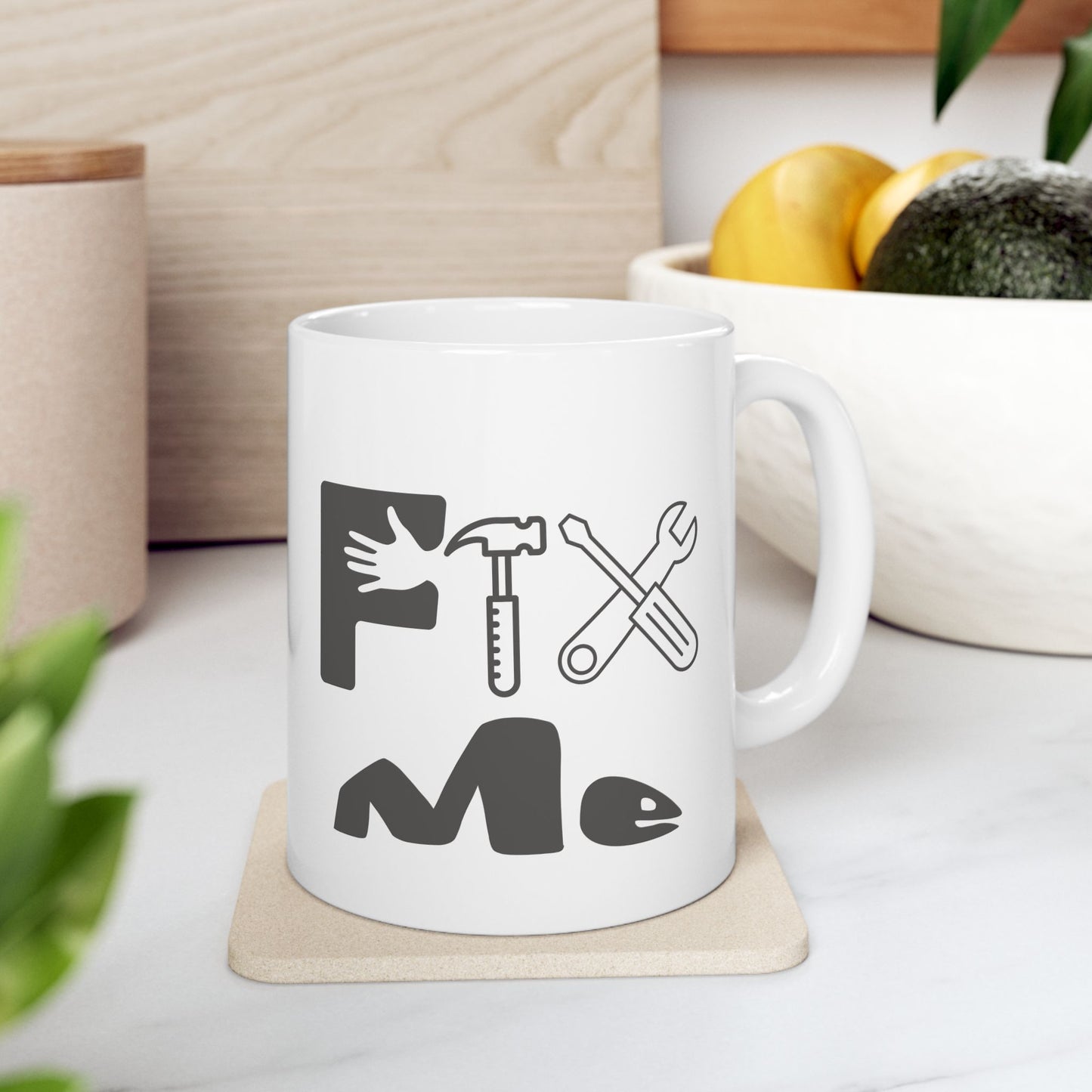 Fix Me (gray) - Ceramic Mug