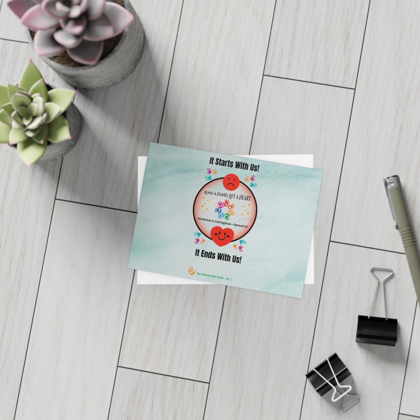 Lend a Hand, Lift a Heart Vol. 1 | Postcards - Horizontal
