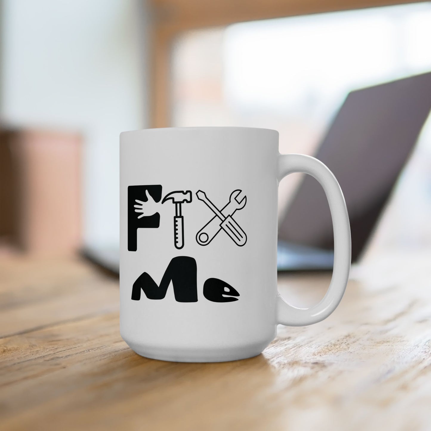 Fix Me (black) - Ceramic Mug