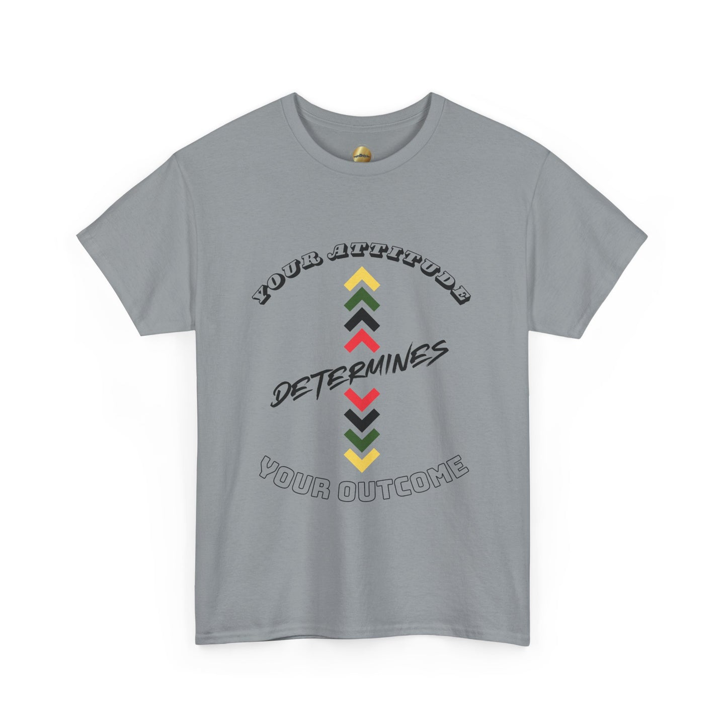 Your Attitude Determines Your Outcome - Heavy Cotton Tee