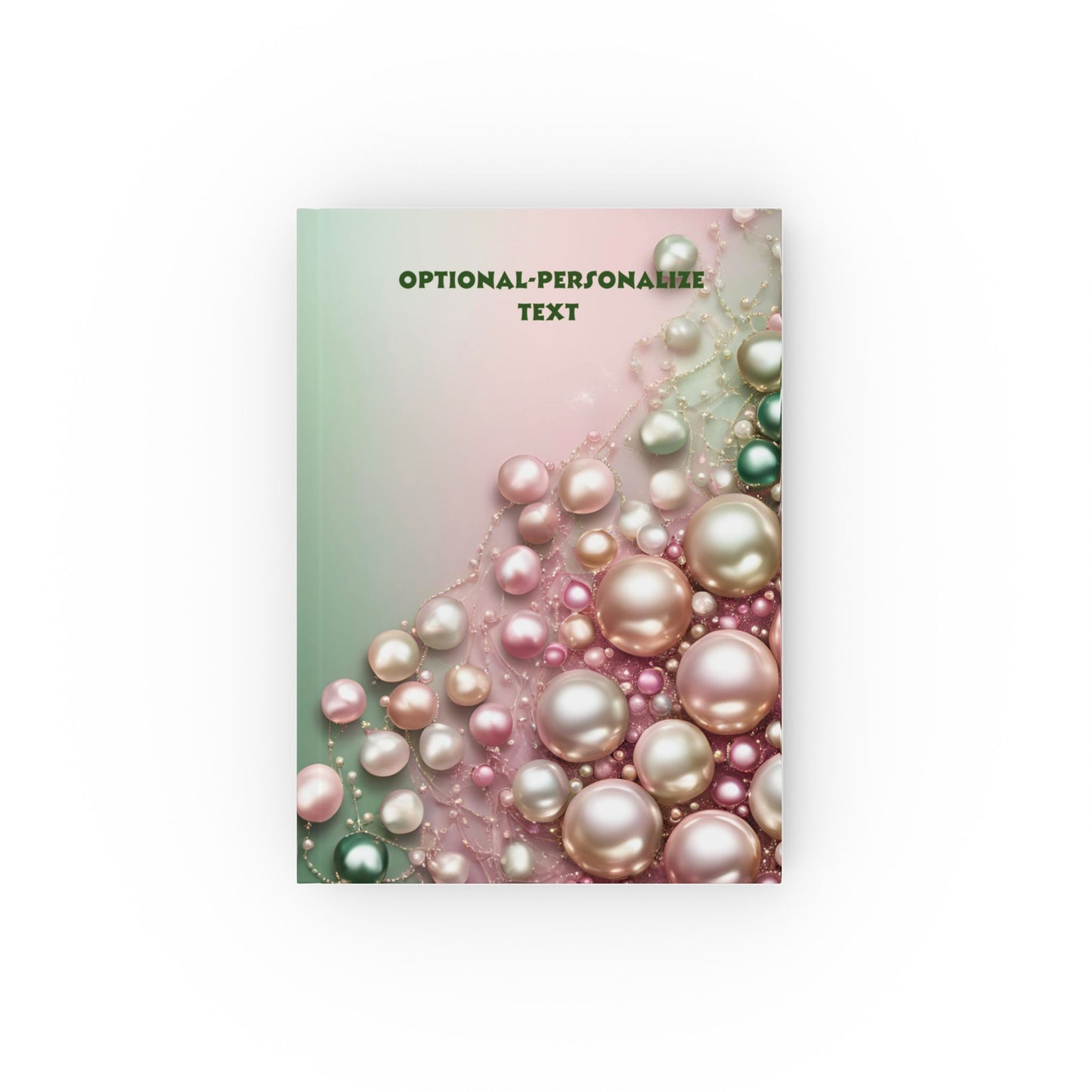 Pearls - Personalized Hard Backed Journal