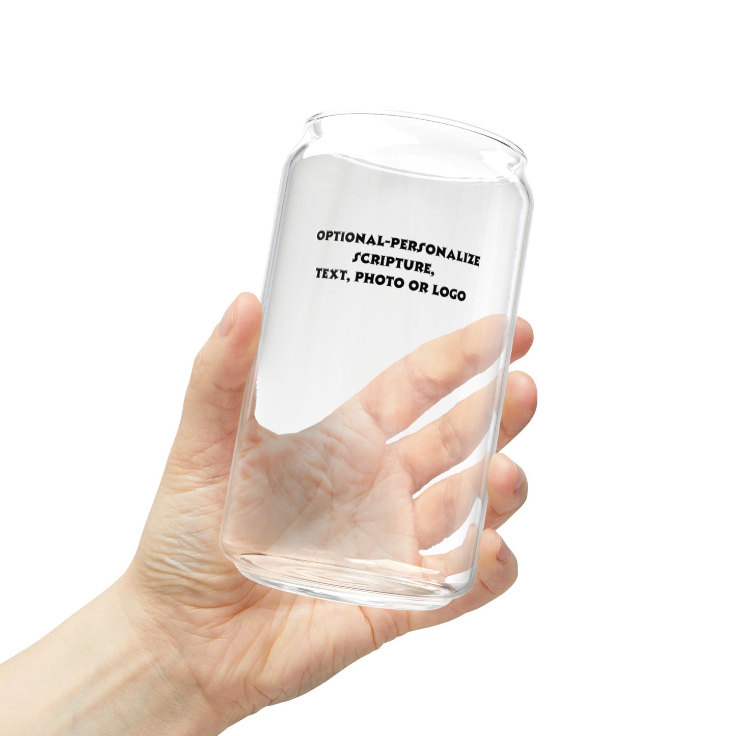 Personalize (clear) - Sipper Glass, 16oz