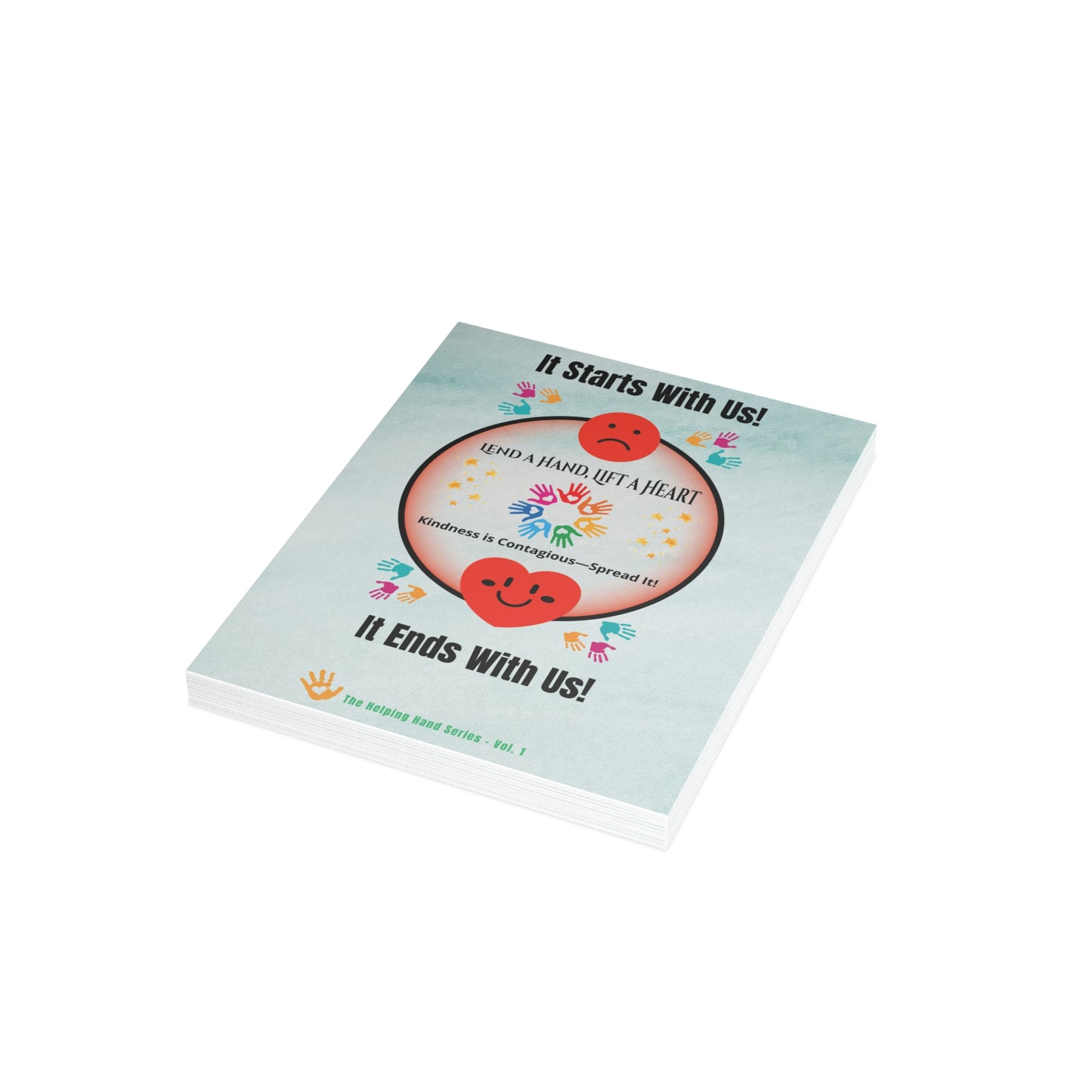 Lend a Hand, Lift a Heart Vol. 1 | Postcards - Vertical