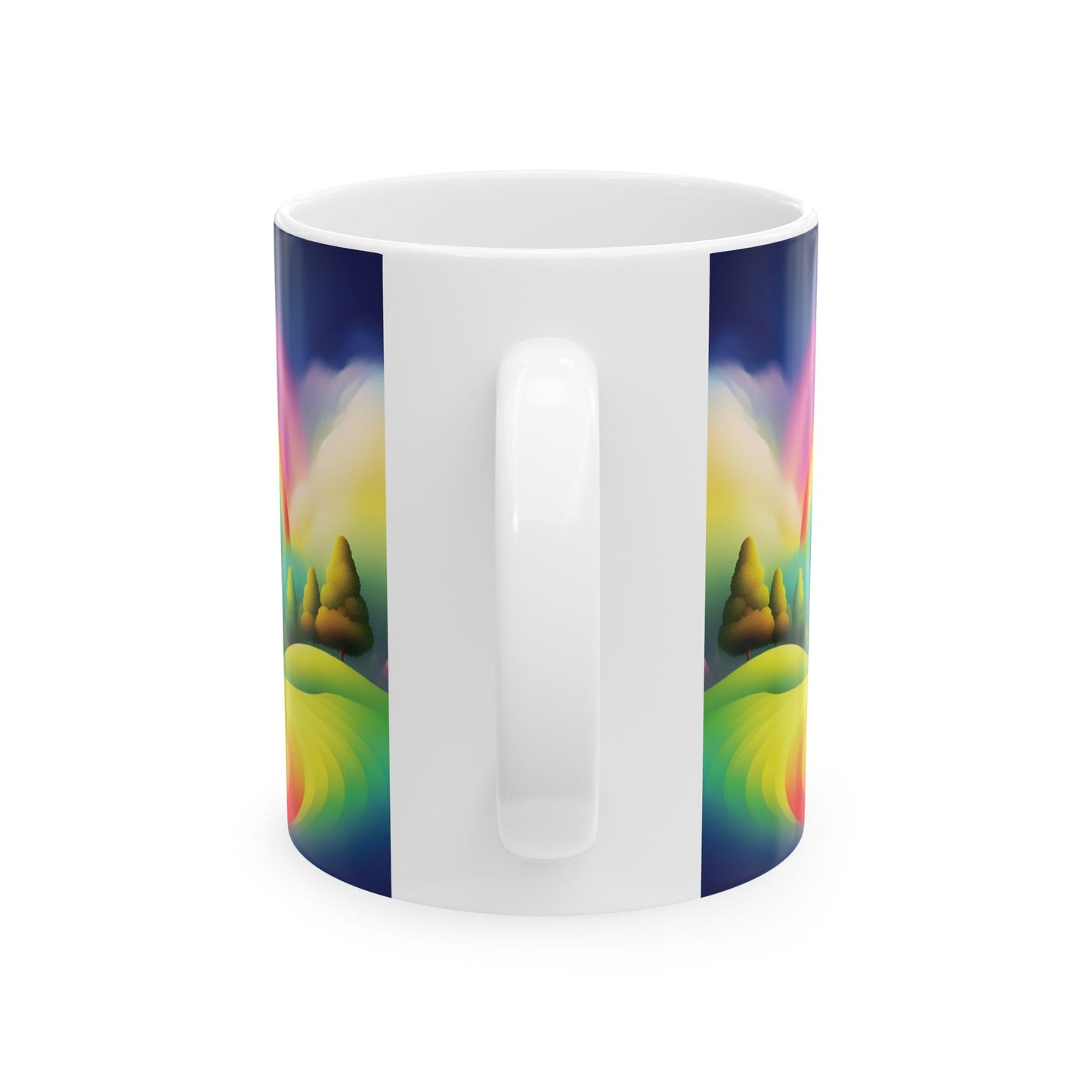 Rainbow Beauty - Ceramic Mug - Unique Design for Coffee Lovers