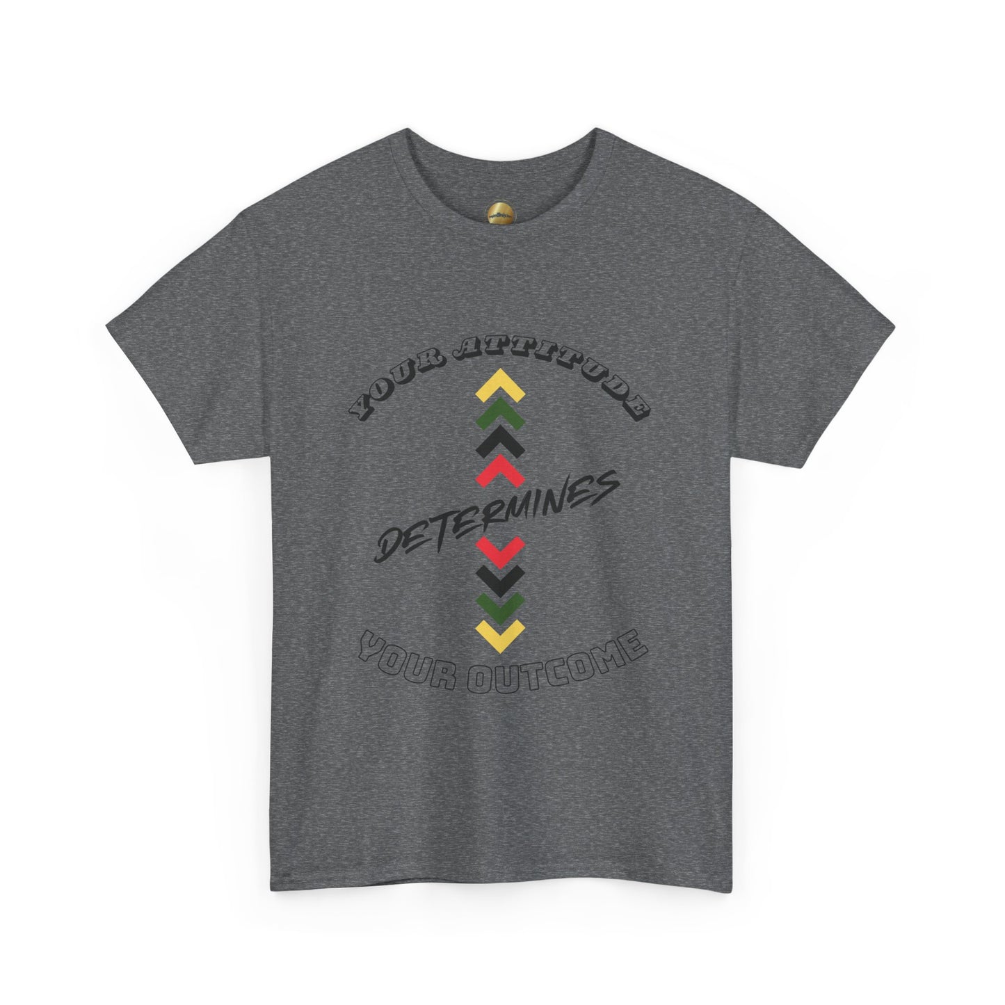 Your Attitude Determines Your Outcome - Heavy Cotton Tee