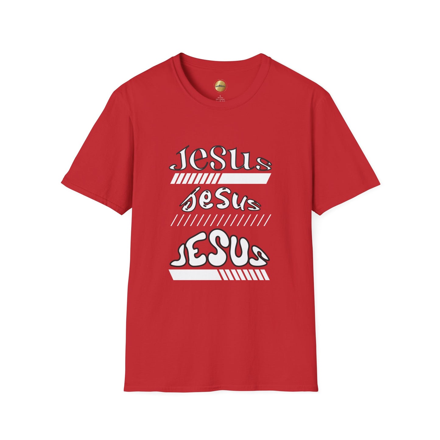 Jesus, Jesus, Jesus - 100% Cotton, Lightweight Fabric, Classic Fit, Crew Neckline