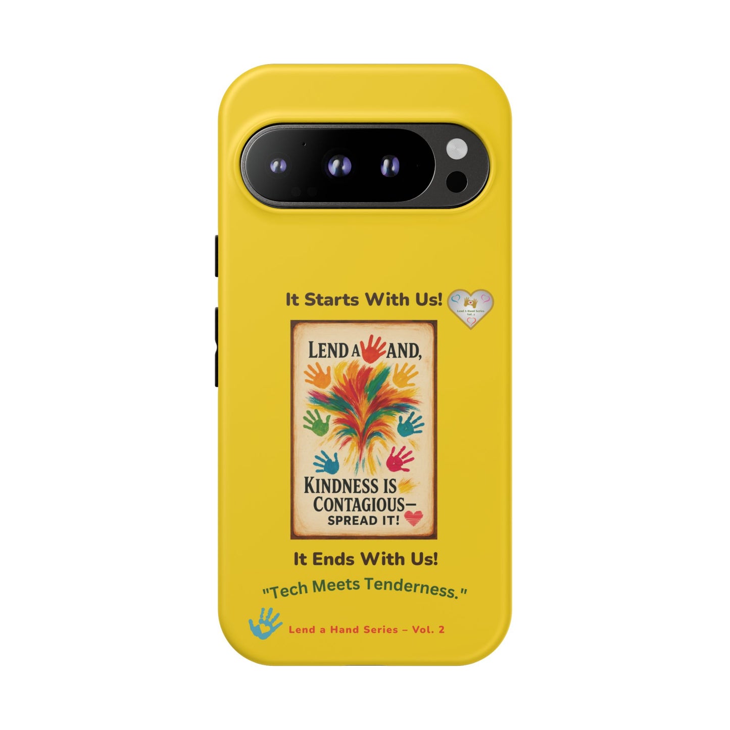 Lend a Hand, Lift a Heart - Phone Case Google Pixel Vol. 2 | "Tech Meets Tenderness."