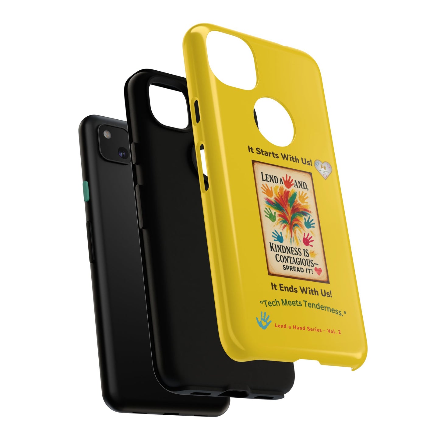 Lend a Hand, Lift a Heart - Phone Case Google Pixel Vol. 2 | "Tech Meets Tenderness."