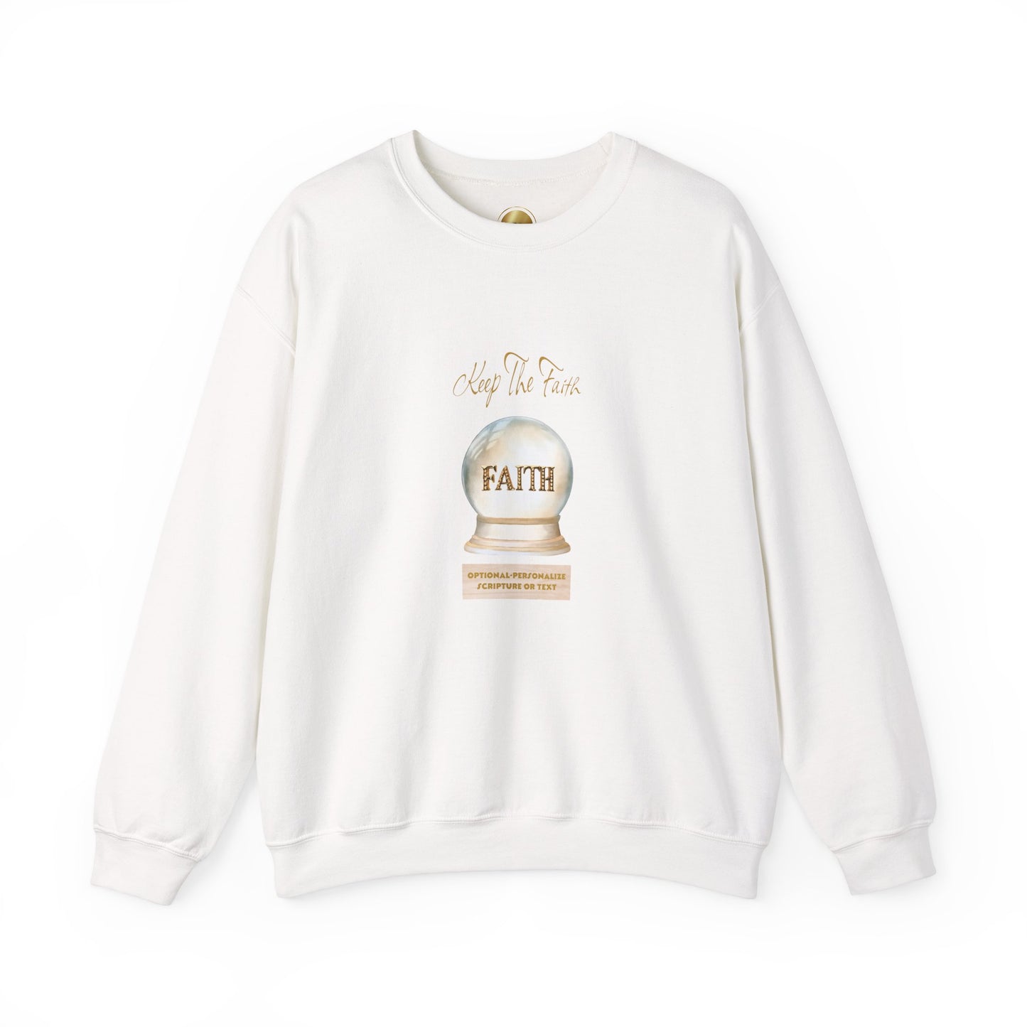 Keep The Faith - Cozy Unisex Heavy Blend™ Crewneck Sweatshirt