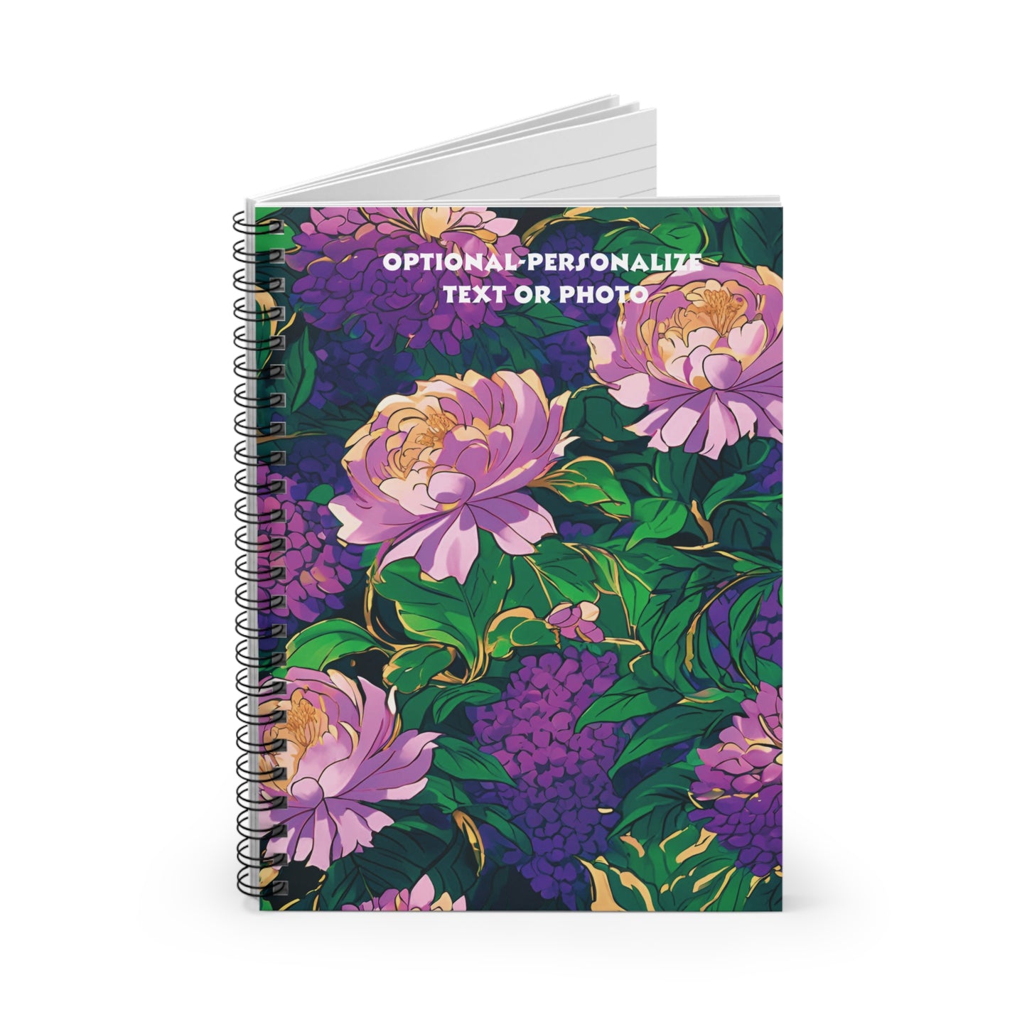 Purple Haze - Personalized Spiral Notebook