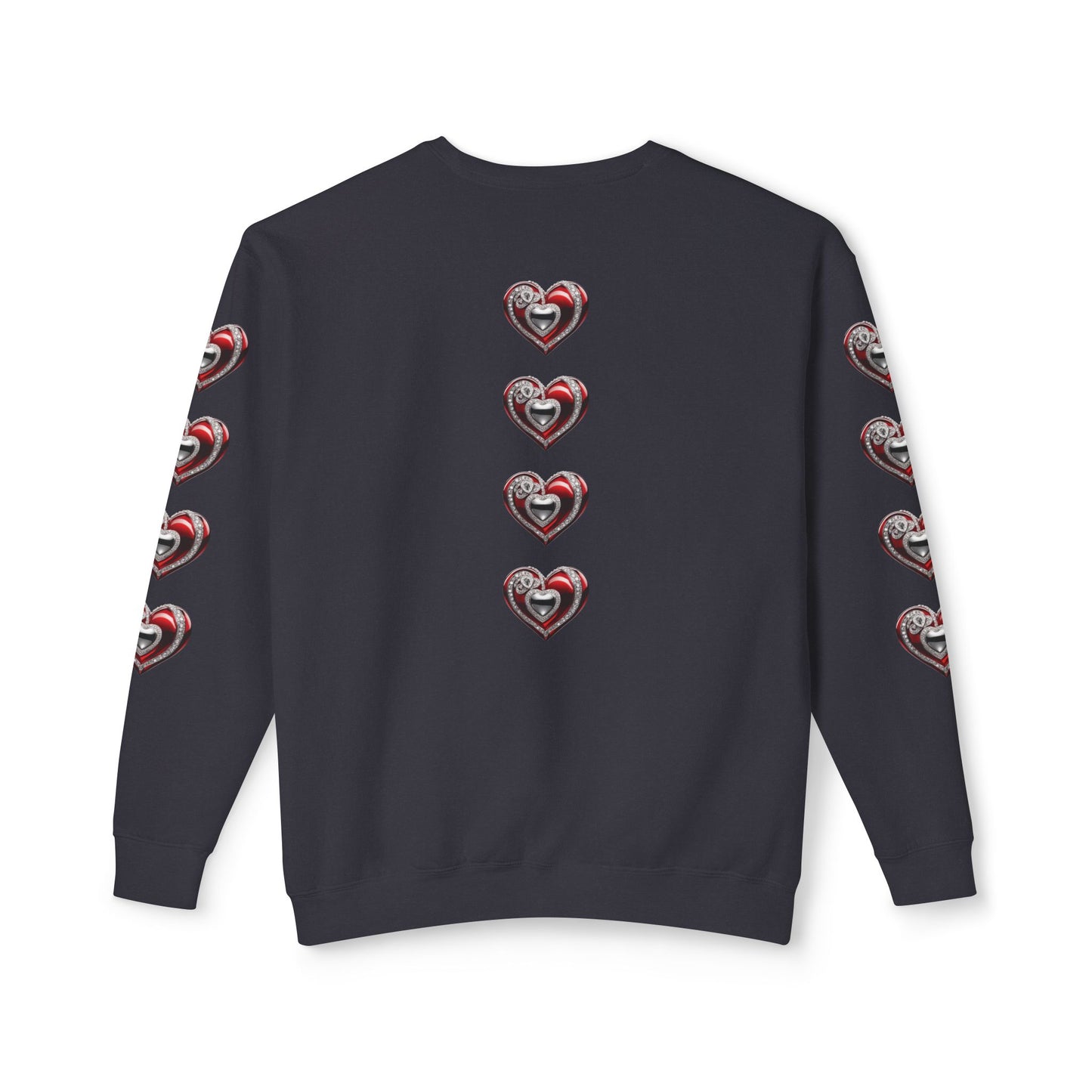 Heart Beat - Lightweight Crewneck Sweatshirt
