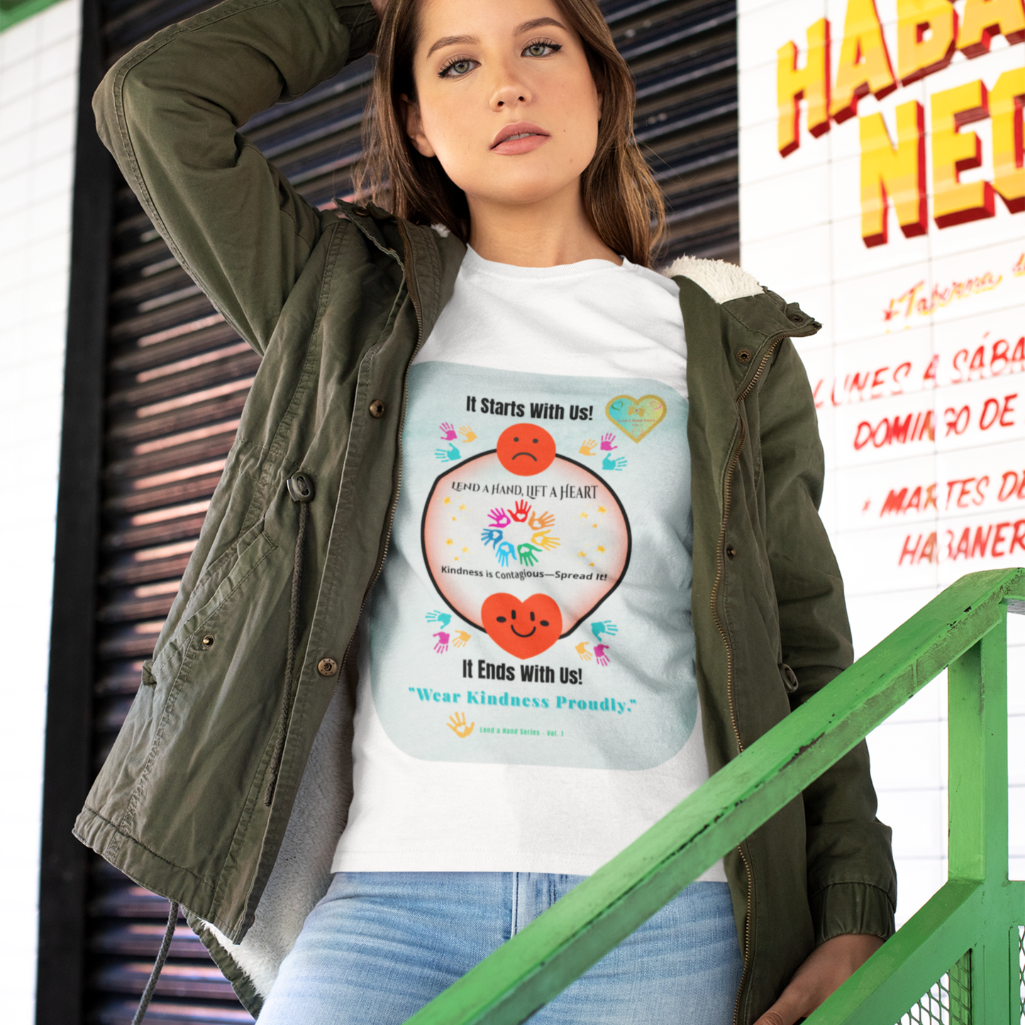 Lend a Hand, Lift a Heart - T-Shirt | "Wear Kindness Proudly."