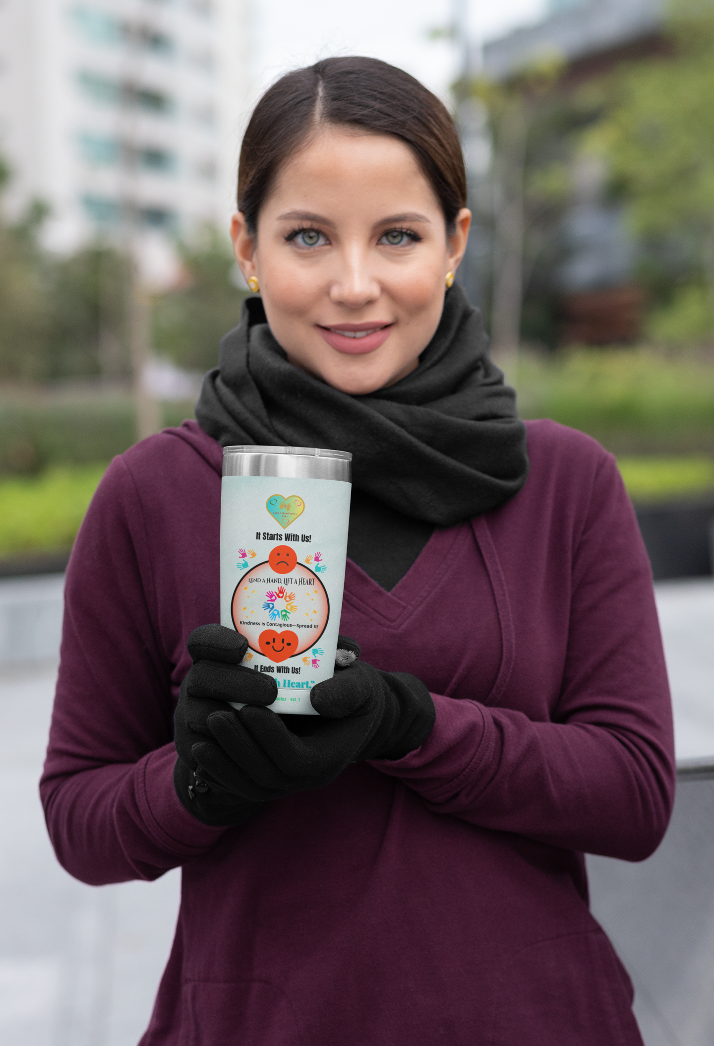 “Lend a Hand, Lift a Heart” - 20 oz Tumbler vol. 1 | "Sip with Heart."