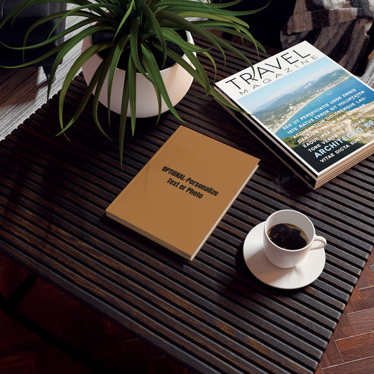 Make-It-Your Own (light brown) | Personalized Hard Backed Journal