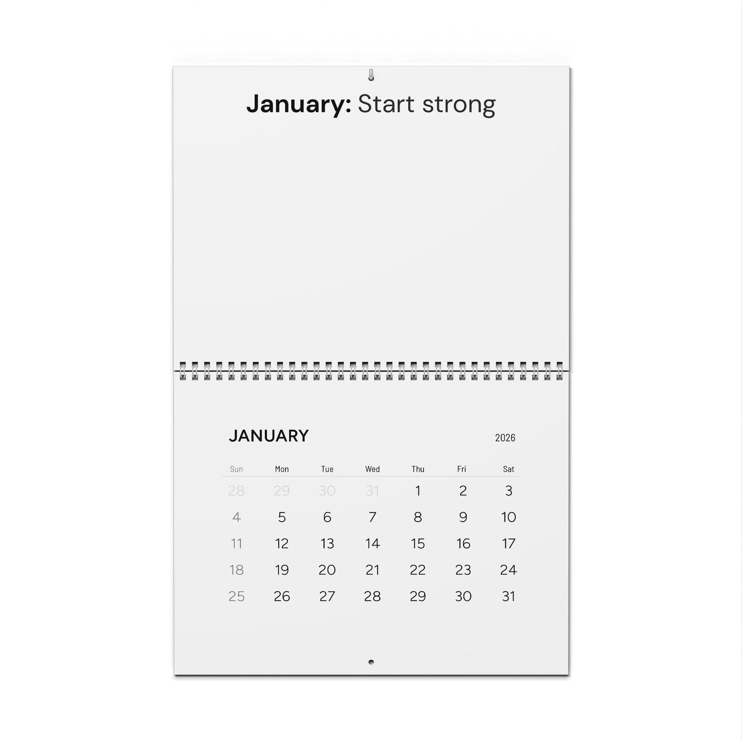 7 Days Without Prayer | Faith Reflection Wall Calendar | 2026