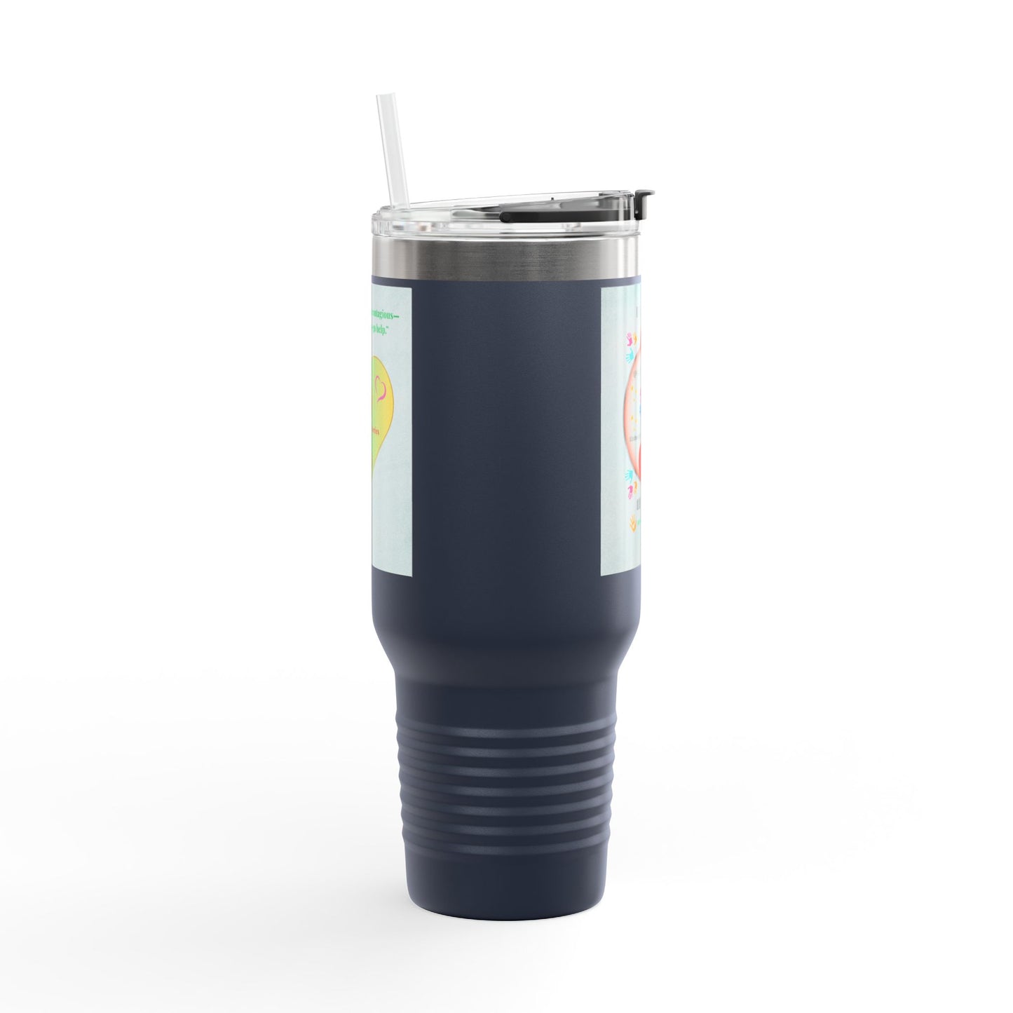 “Lend a Hand, Lift a Heart” - 40 oz Travel Mug vol. 1 | “Because kindness is contagious—and drinks on-the-go help.”