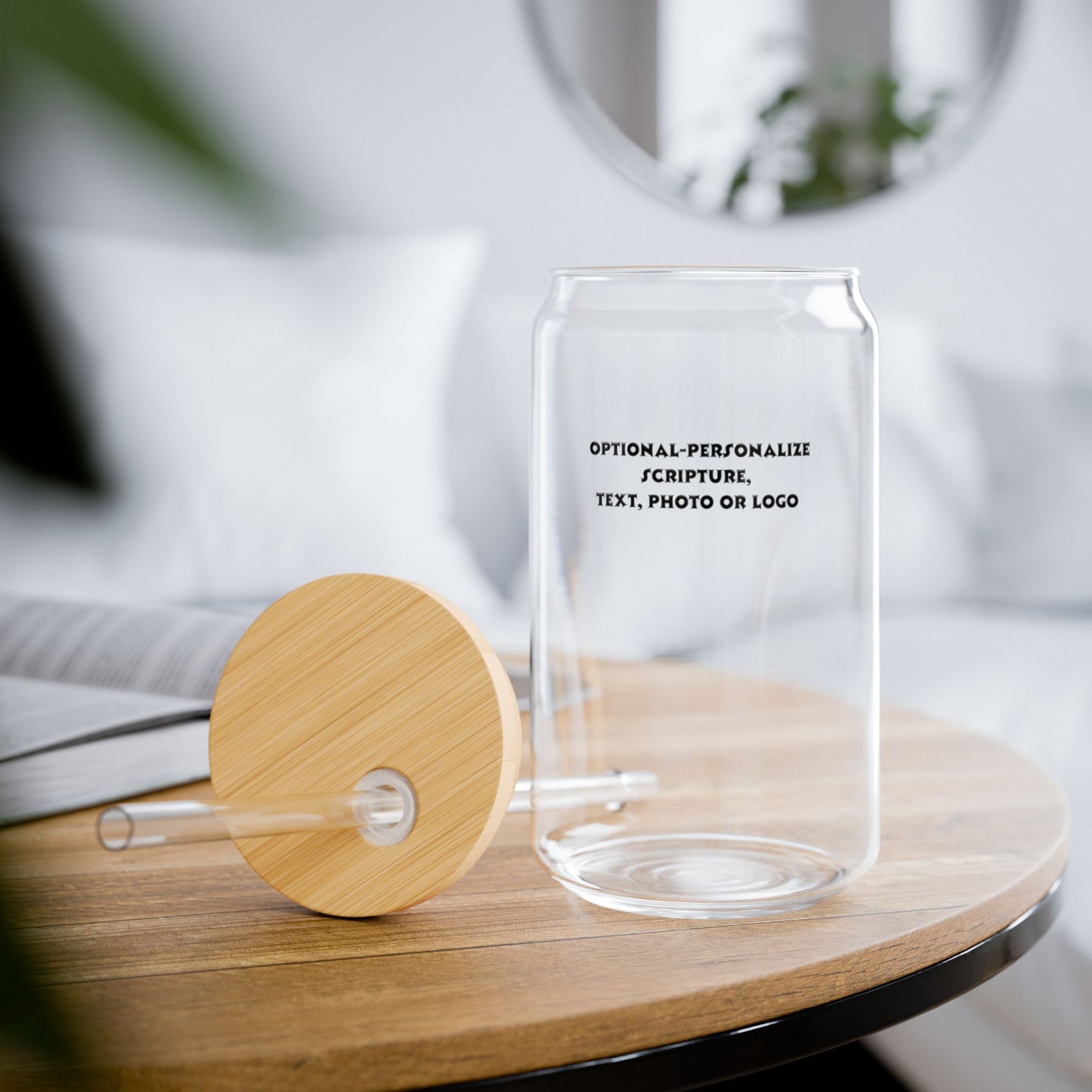 Personalize (clear) - Sipper Glass, 16oz