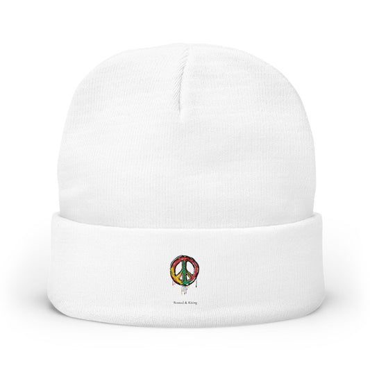 Rooted & Rising Knit Beanie — Grounded in Faith