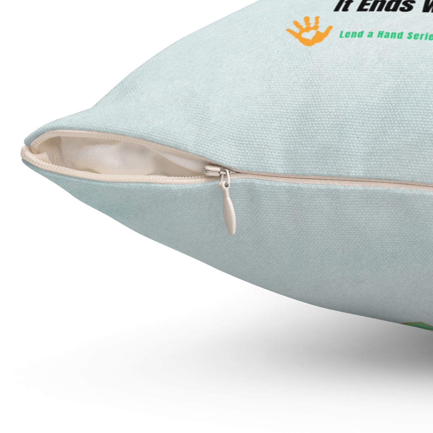 Lend a Hand, Lift a Heart - Pillow - Square Vol. 1 | "Rest Easy. Rise Kind."